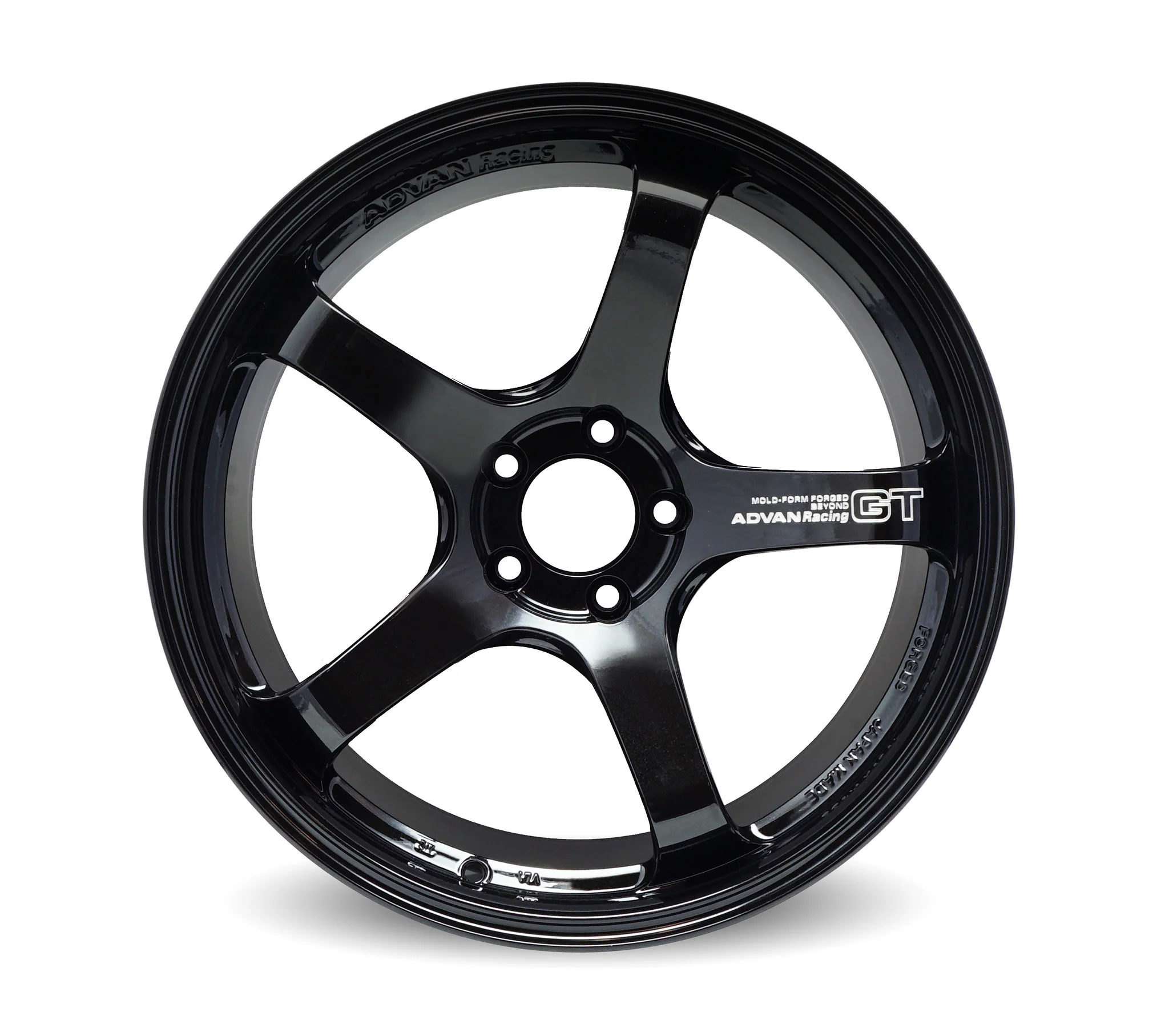 Advan Racing GT Beyond - 18x9.5 +22 / 18x10.5 +34 / 5x120 - Racing Titanium Black *Set of 4* - Image 2