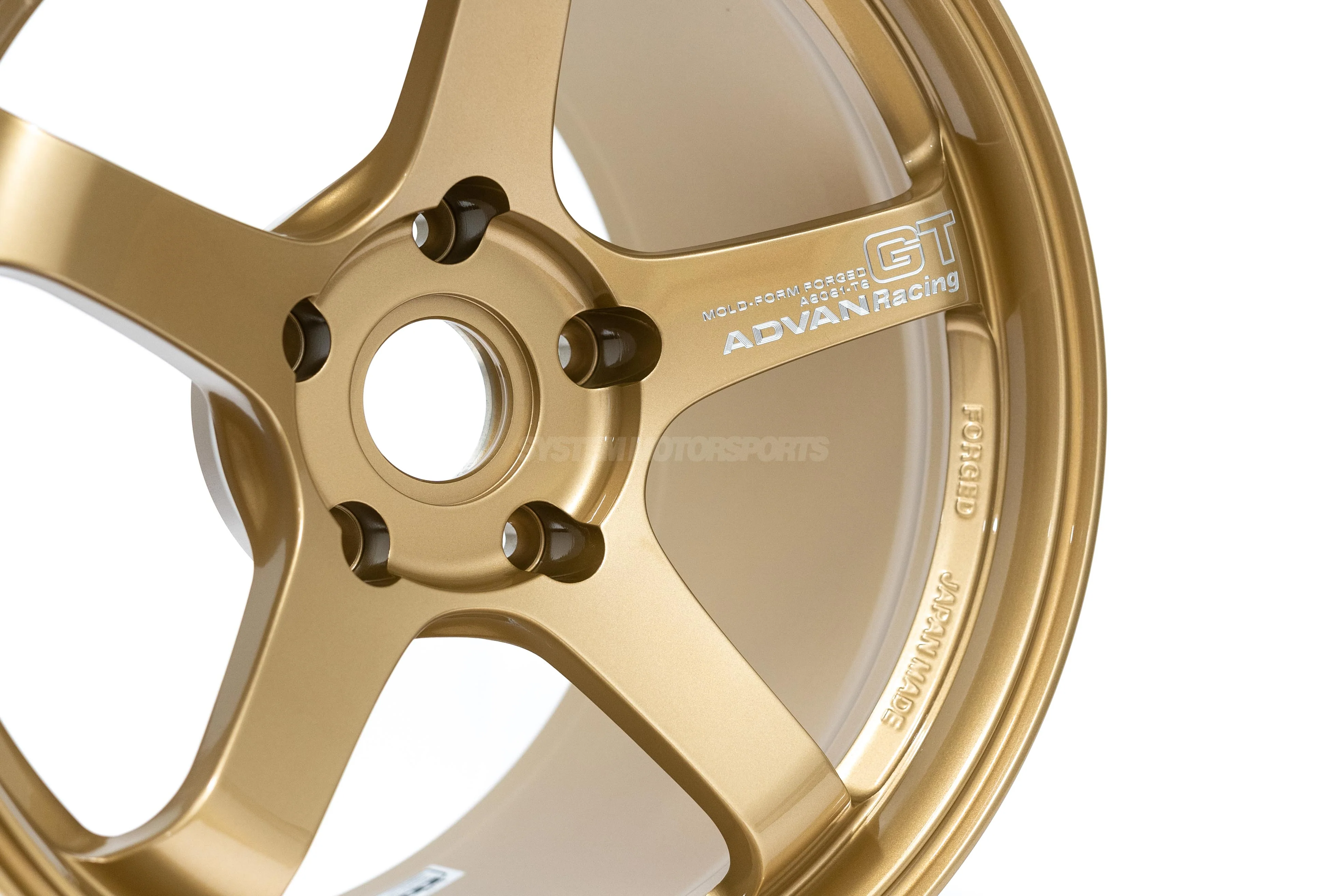 Advan Racing GT for Porsche - 18x9 / 18x12 / 5x130 - Racing Gold Metallic (997 WB Fitment) *Set of 4* - Image 9