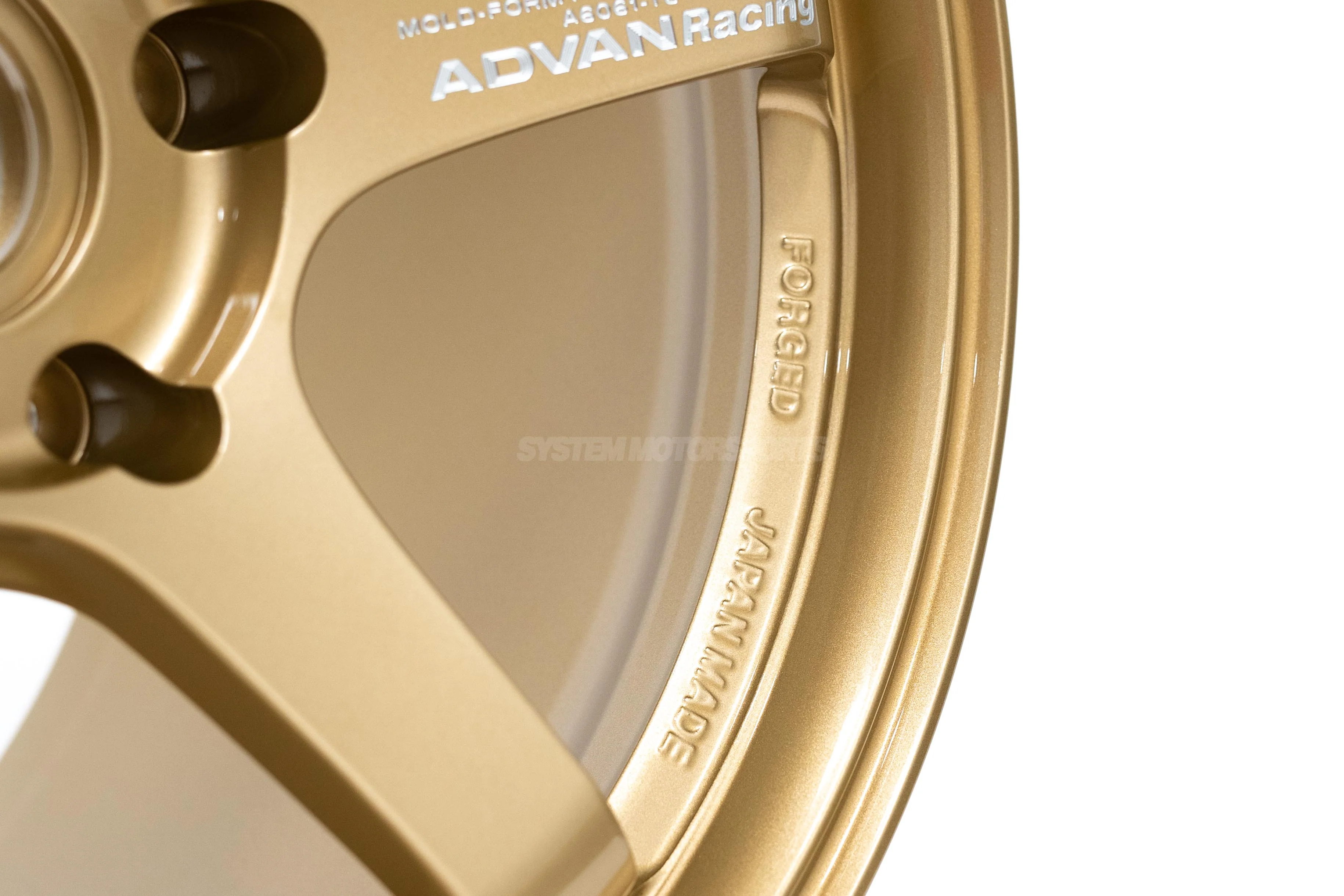 Advan Racing GT for Porsche - 19x9 / 19x12 / 5x130 - Racing Gold Metallic (997 WB Fitment) *Set of 4* - Image 10