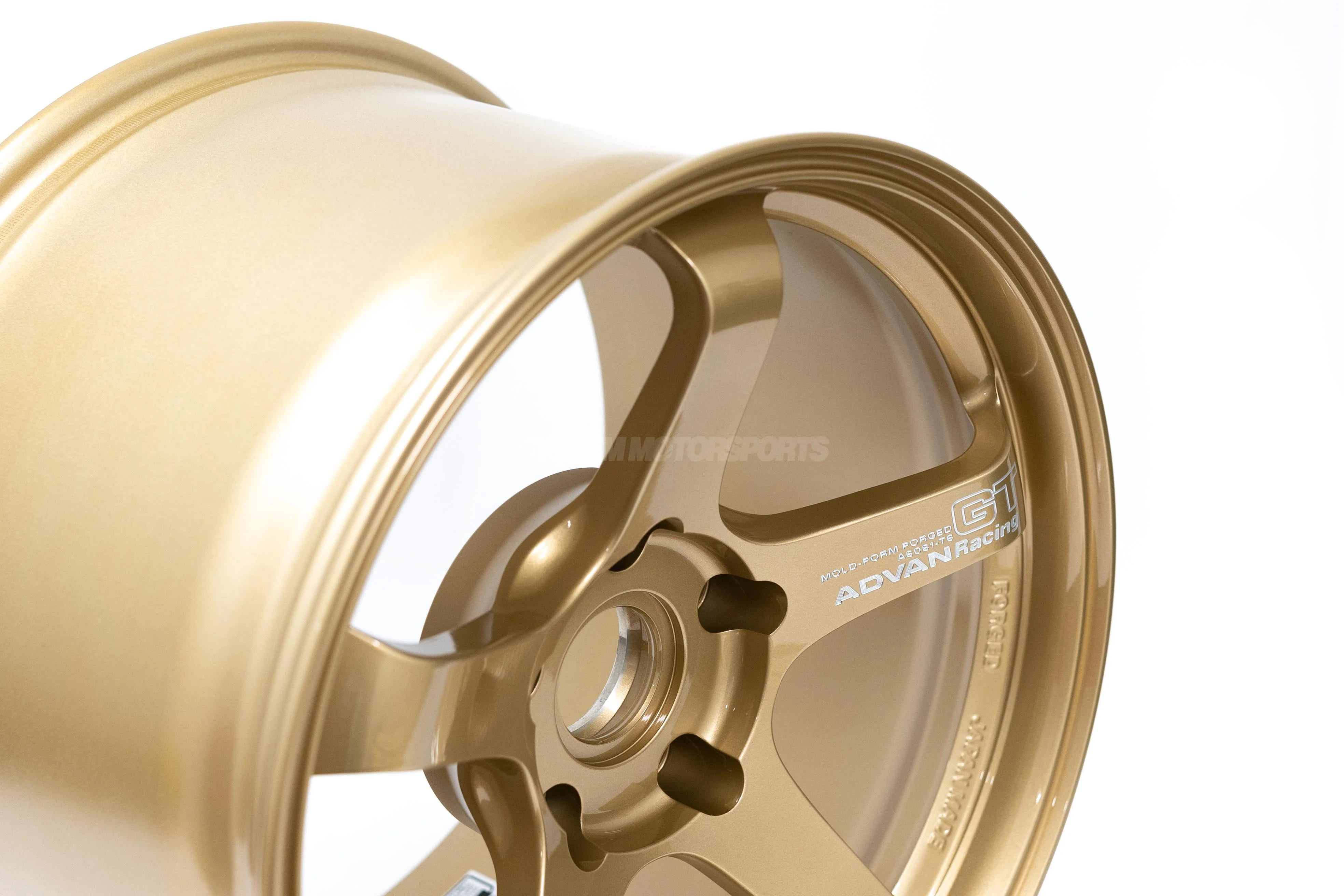 Advan Racing GT for Porsche - 19x9 / 19x12 / 5x130 - Racing Gold Metallic (997 WB Fitment) *Set of 4* - Image 6