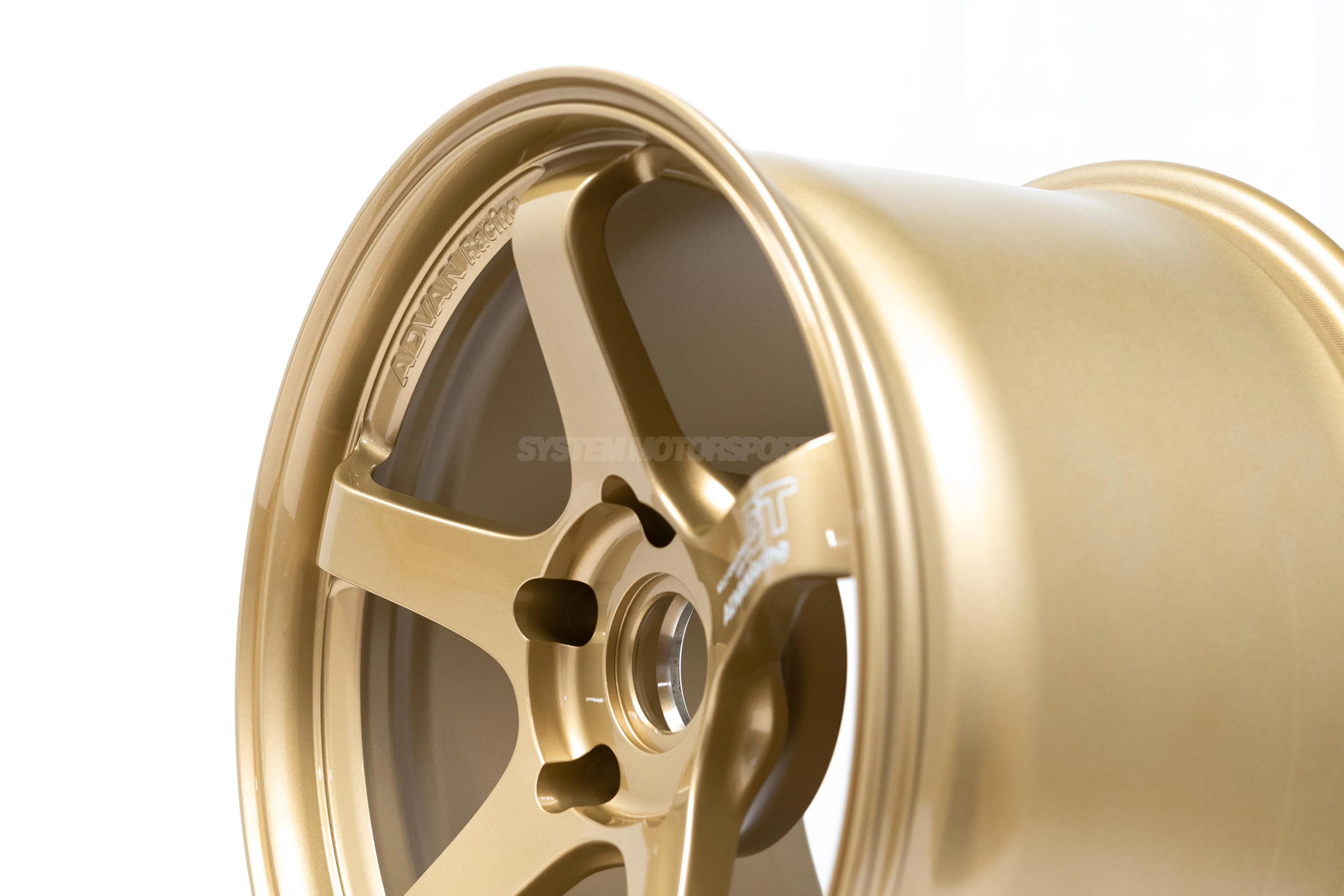 Advan Racing GT for Porsche - 19x9 / 19x12 / 5x130 - Racing Gold Metallic (997 WB Fitment) *Set of 4* - Image 8