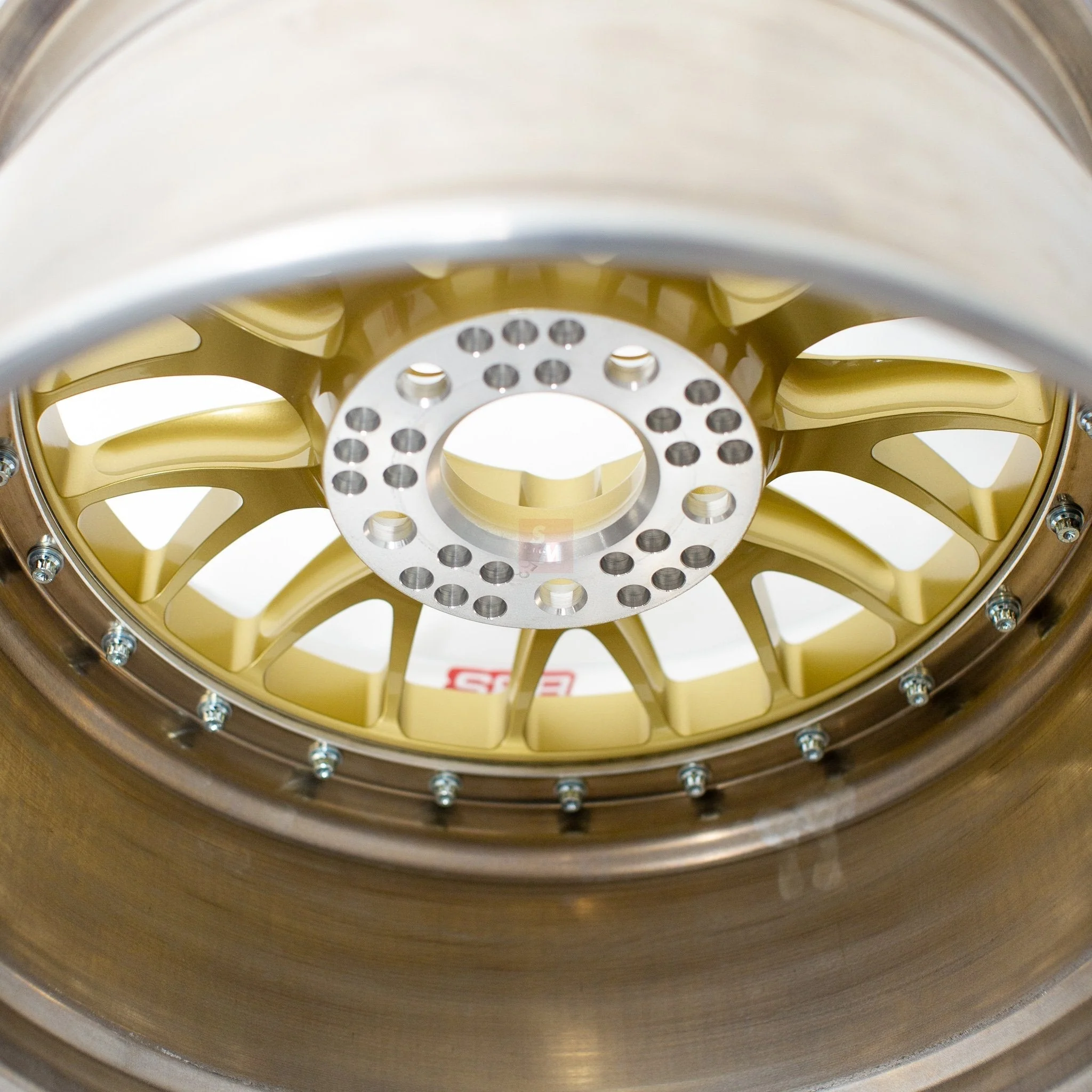 BBS E88 - 18x10 +16 / 18x11 +24 / 5x120 (Race Pocket Center) - Gold (E90 M3 / E92 M3 / E93 M3 Fitment) *Set of 4* - Image 11