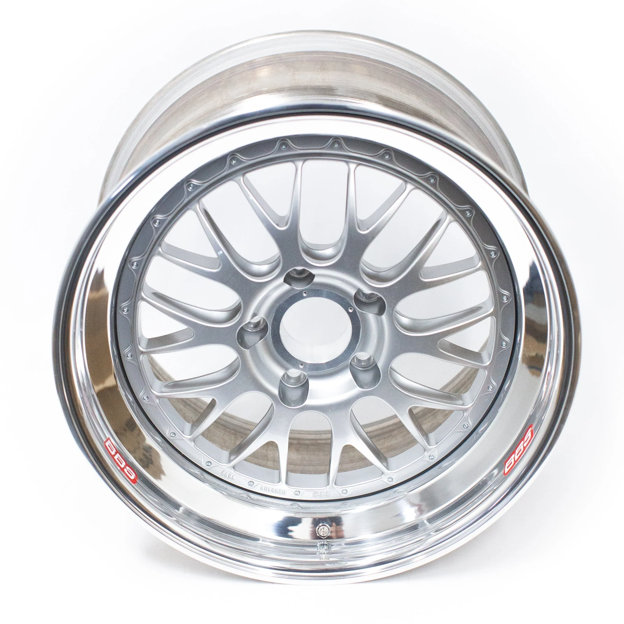BBS E88 - Porsche 997.1 GT3/NB Fitment (5-lug) - 19x9 / 19x12 / 5x130 - Silver - Image 38