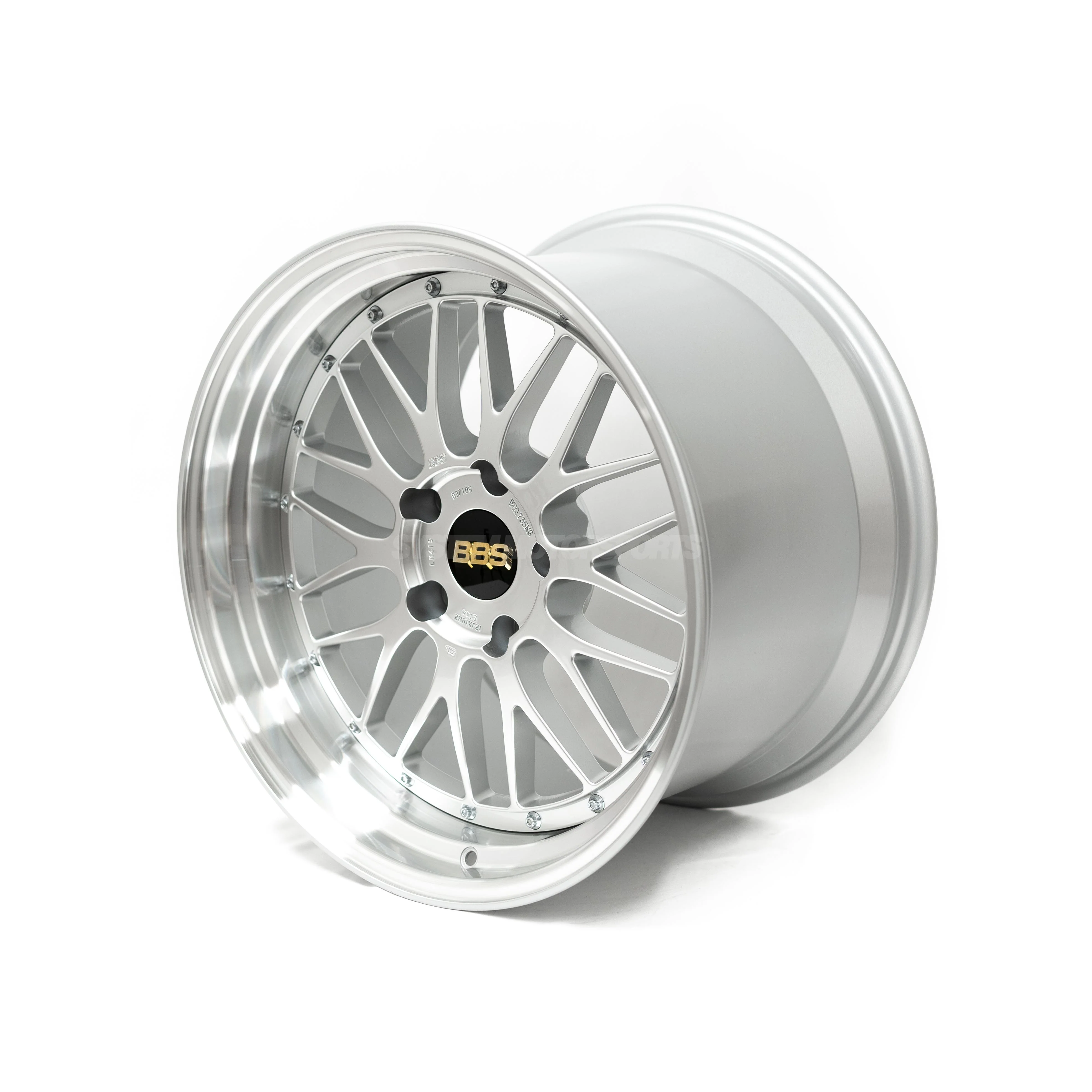 BBS LM - 19x8.5 +50 / 19x10 +45 / 5x130 - Diamond Silver w/ Diamond Cut Rim *Set of 4* - Image 5