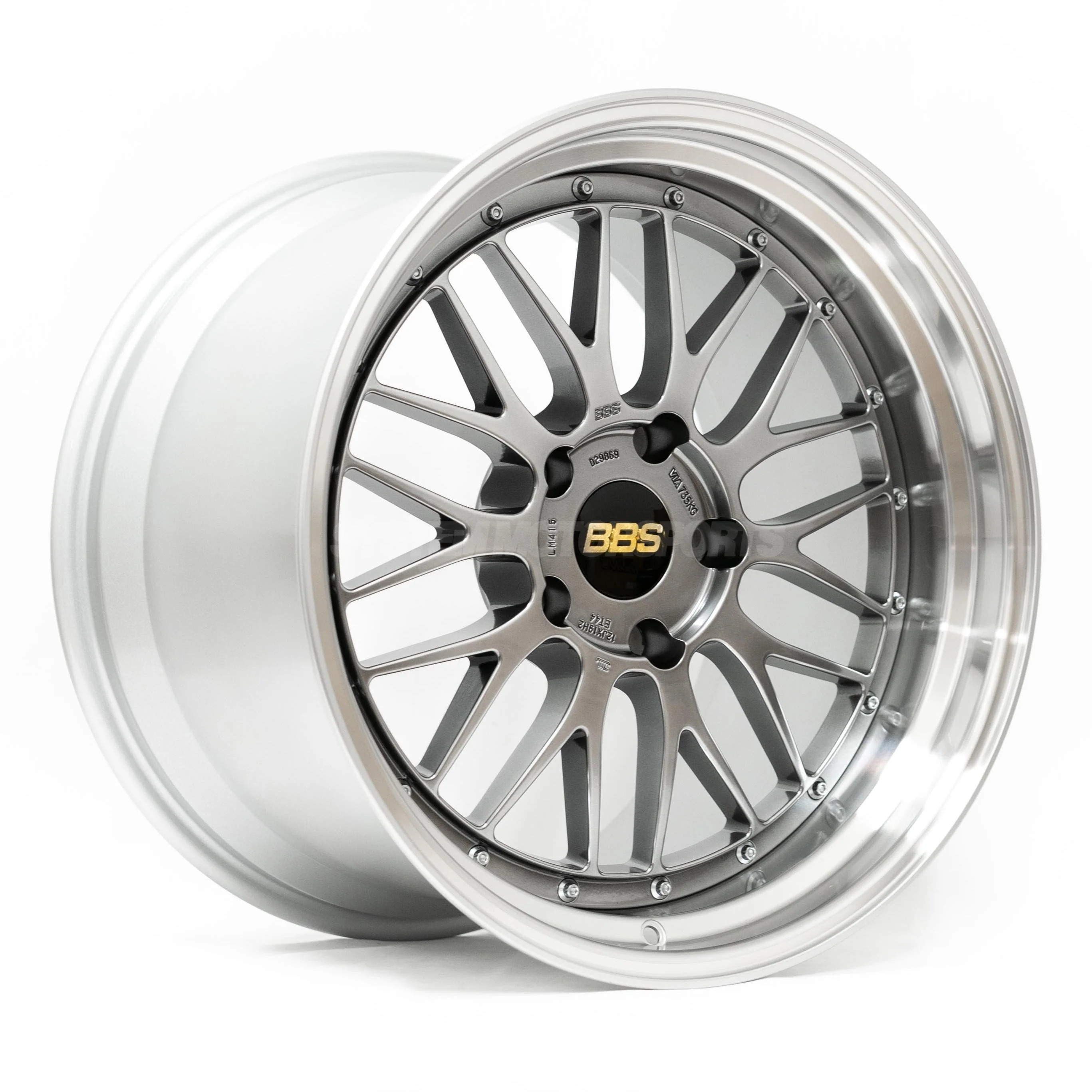 BBS LM - 19x9.5 +45 5x114.3, Diamond Black w/ Diamond Cut Rim (LM221DBPK)