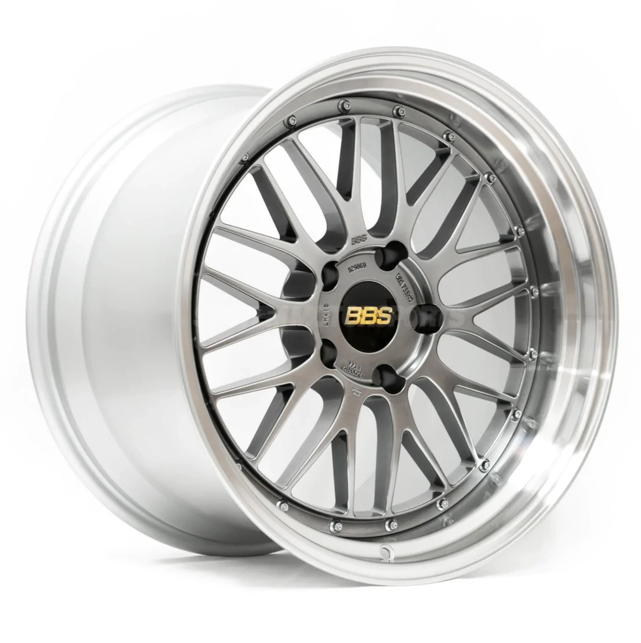 BBS LM - 20x8.5 +14 5x120, Diamond Black w/ Diamond Cut Rim (LM425DBPK)