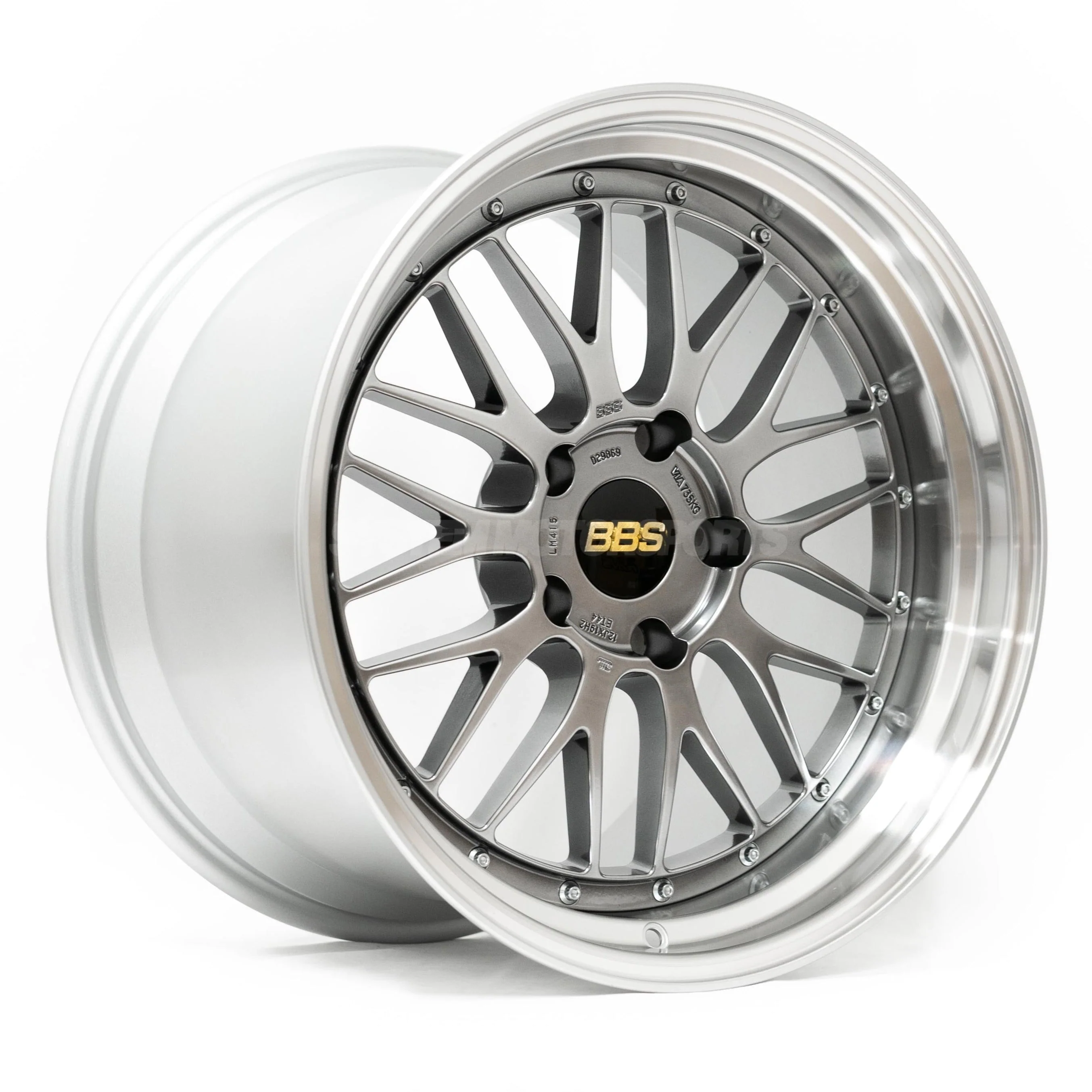 BBS LM - 20x9.5 / 5x114.3 - Diamond Black w/ Diamond Cut Rim (Tesla Model 3 / Tesla Model Y Fitment) *Set of 4*