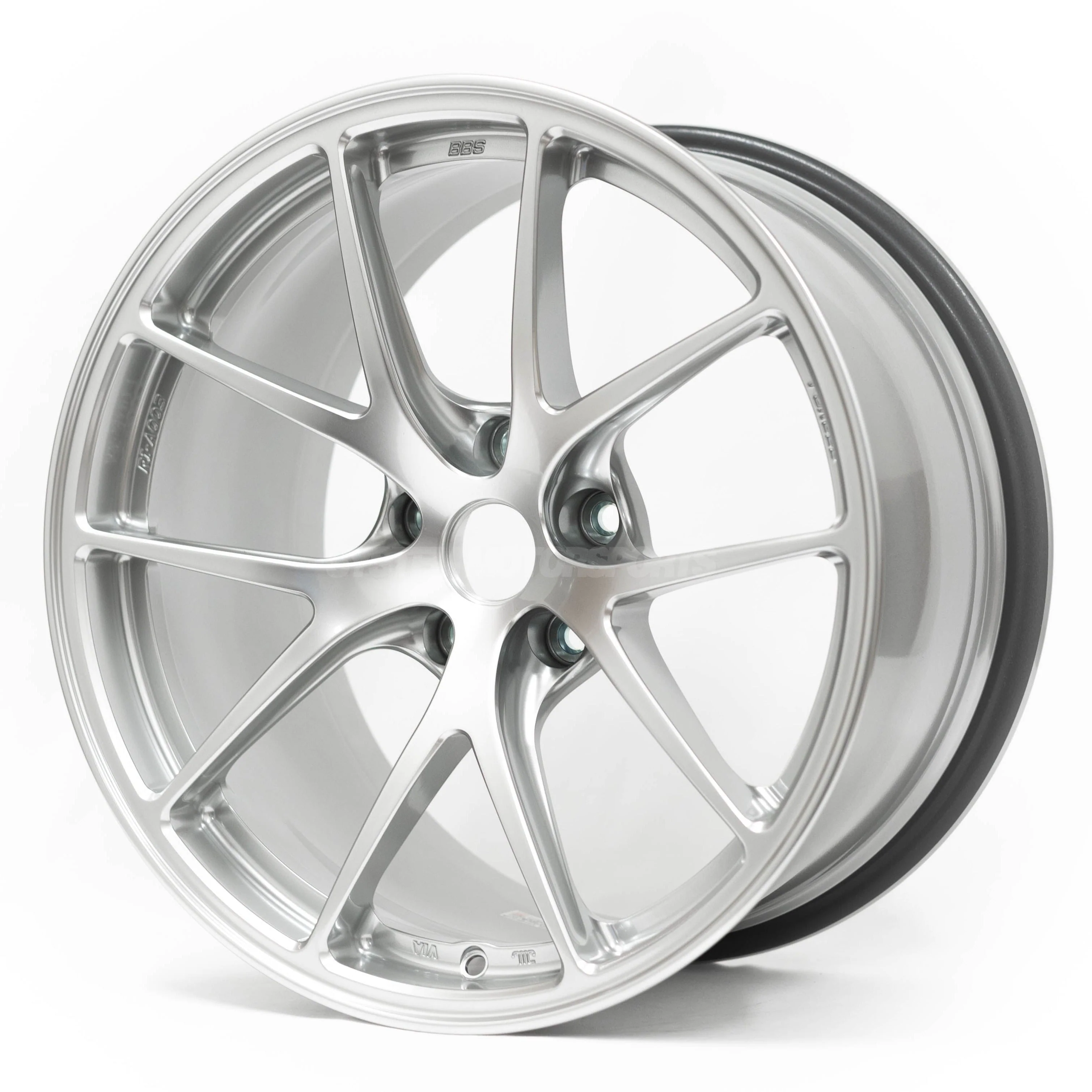 BBS RI-A - 18x10.5 +25 / 18x11 +37 / 5x120 - Diamond Silver (F80 M3 / F82 M4 / F87 M2 Fitment) *Set of 4*