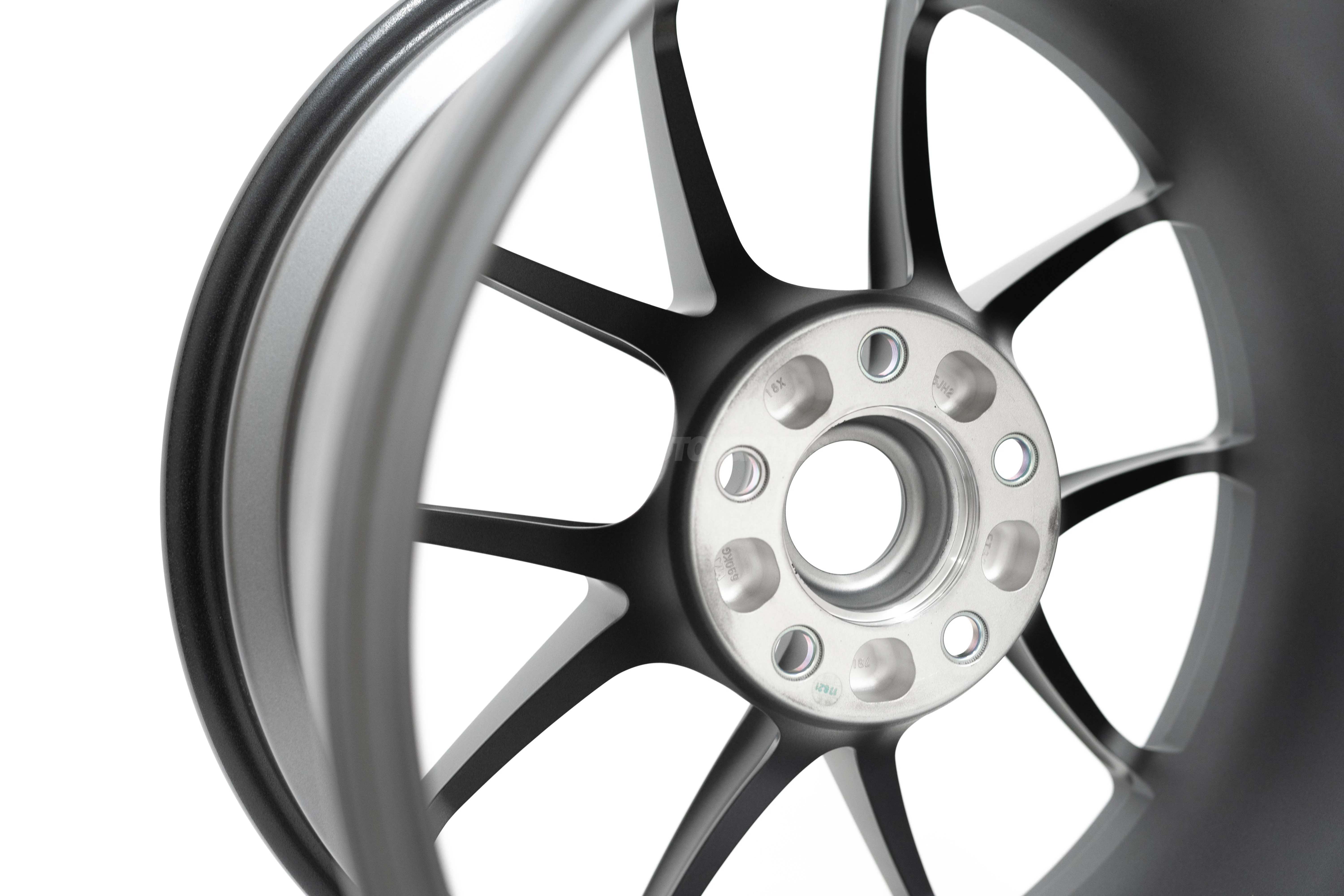 BBS RI-A - 18x9.5 / +22 / 5x114.3 - Matte Graphite *Set of 4* - Image 9
