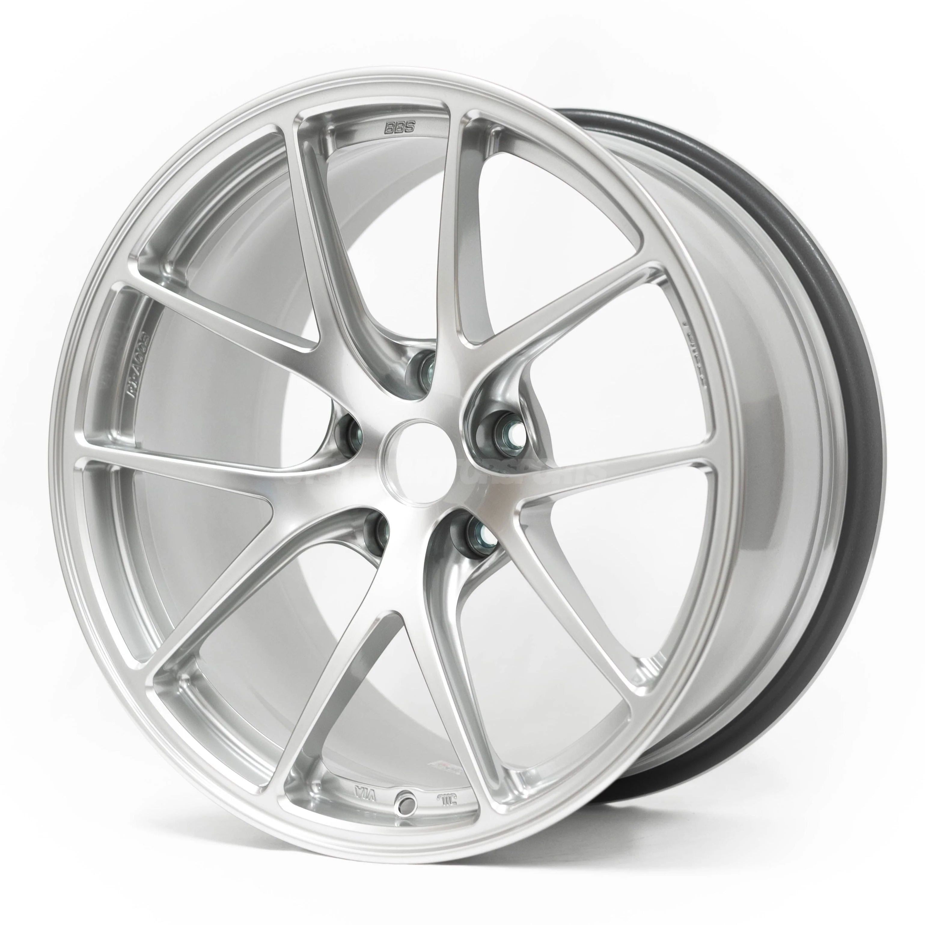BBS RI-A - 18x9.5 +23 / 18x10 +25 / 5x120 - Diamond Silver (E46 M3 / E90 M3 / E92 M3 / E93 M3 Fitment) *Set of 4*