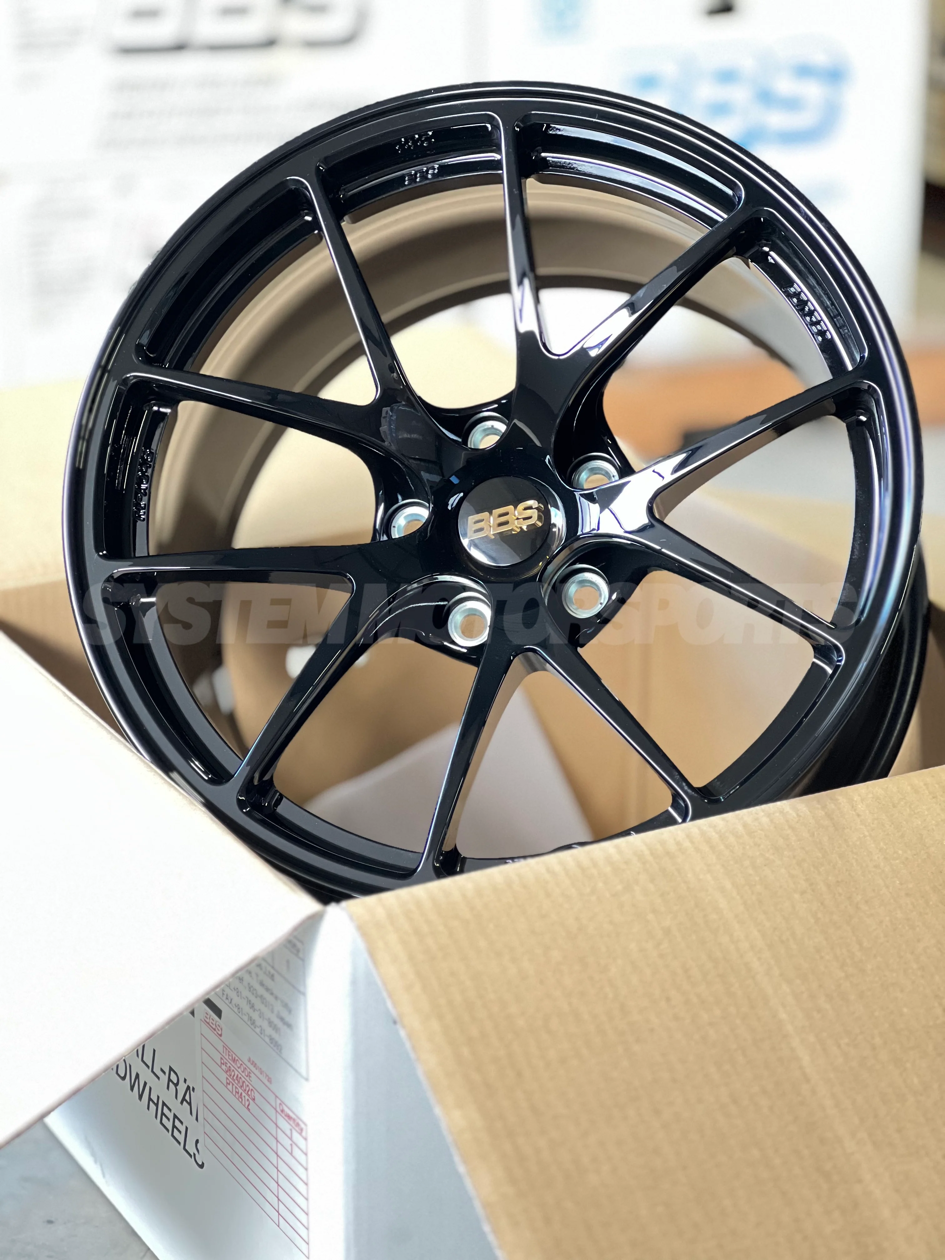 BBS RI-A - 18x9.5 +23 / 18x10.5 +22 / 5x120 - Gloss Black (E46 M3 / E90 M3 / E92 M3 / E93 M3 Fitment) *Set of 4* - Image 9