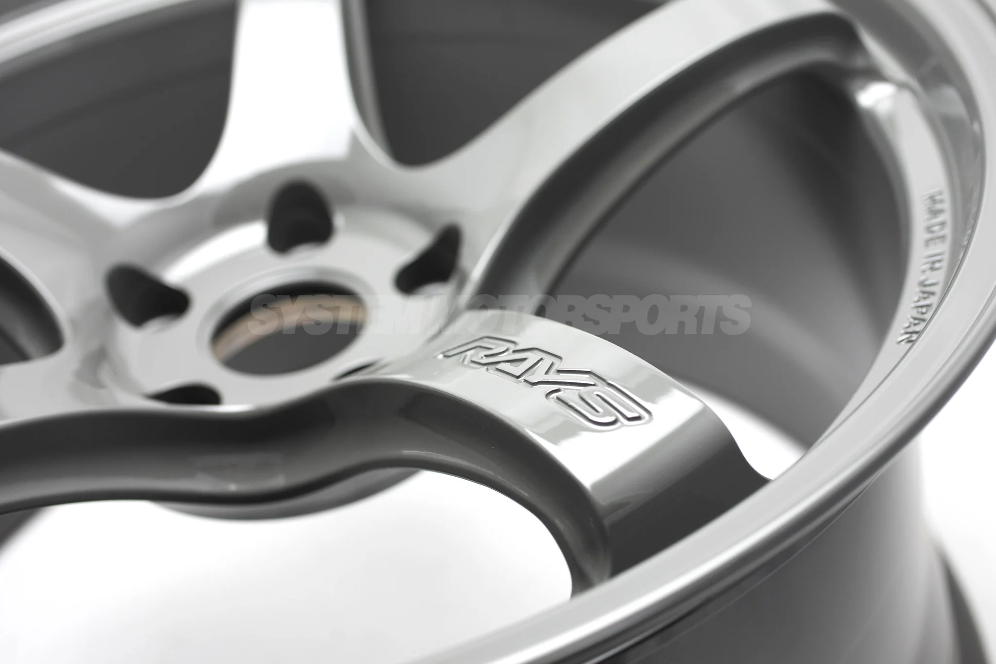 Gram Lights 57CR - 18x9.5 / +38 / 5x114.3 - Gloss Grey *Set of 4* - Image 5