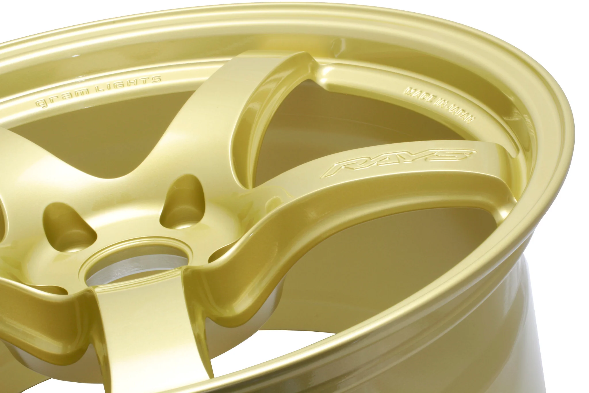 Gram Lights 57CR - 19x9.5 / +45 / 5x114.3 - E8 Gold *Set of 4* - Image 3
