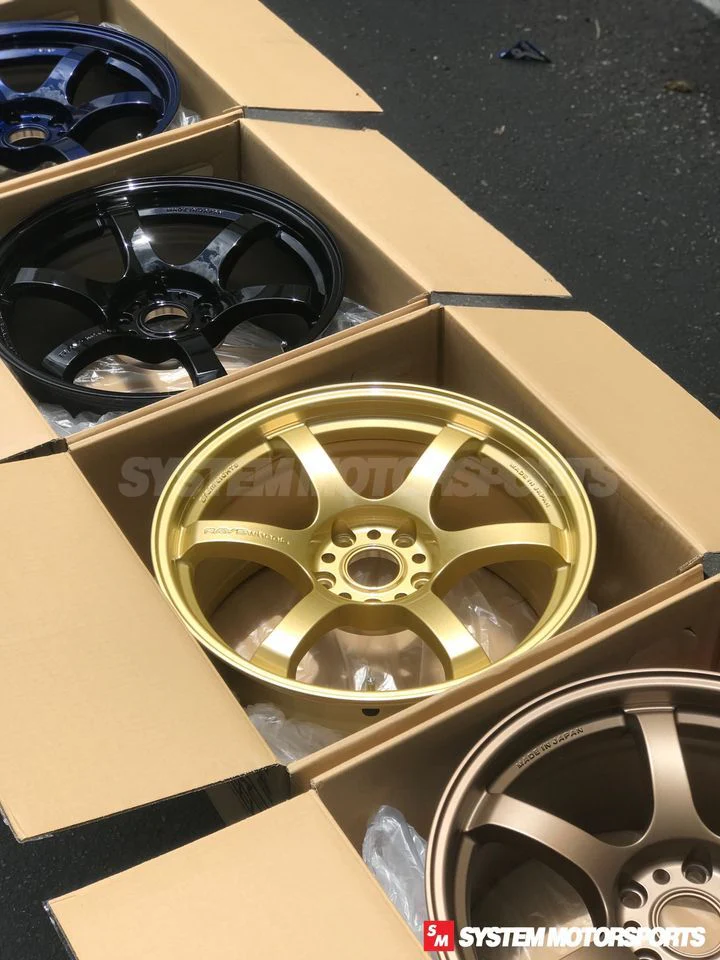 Gram Lights 57DR - 18x9.5 / +38 / 5x114.3 - E8 Gold *Set of 4* - Image 3