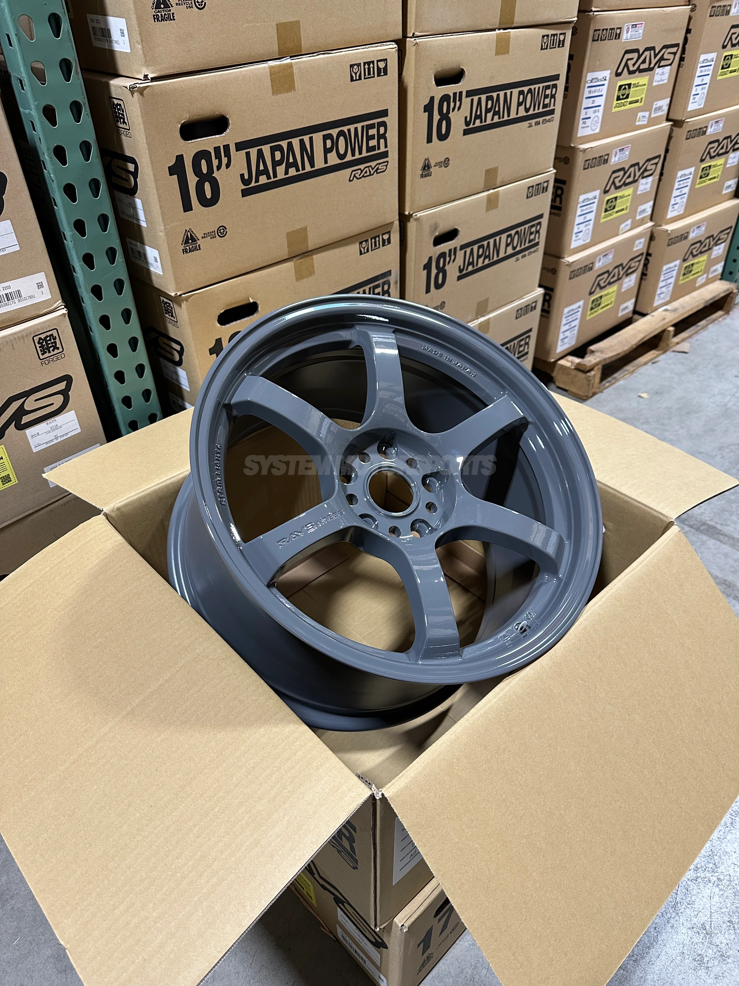 Gram Lights 57DR - 18x9.5 / +38 / 5x114.3 - Gloss Grey *Set of 4* - Image 3