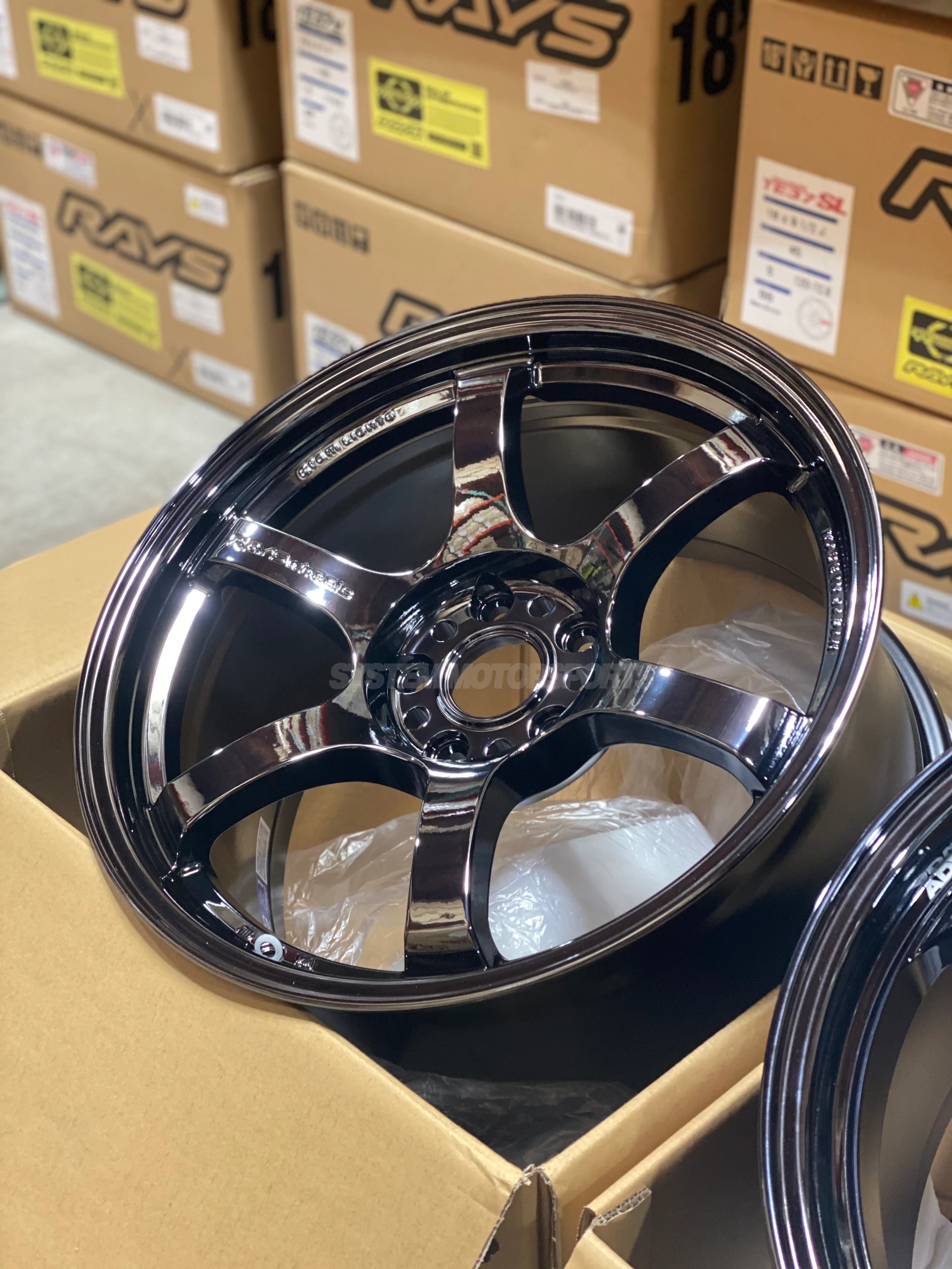 Gram Lights 57DR Limited RBC - 18x9.5 / +38 / 5x100 - Rays Black Metal Coat *Set of 4* - Image 2