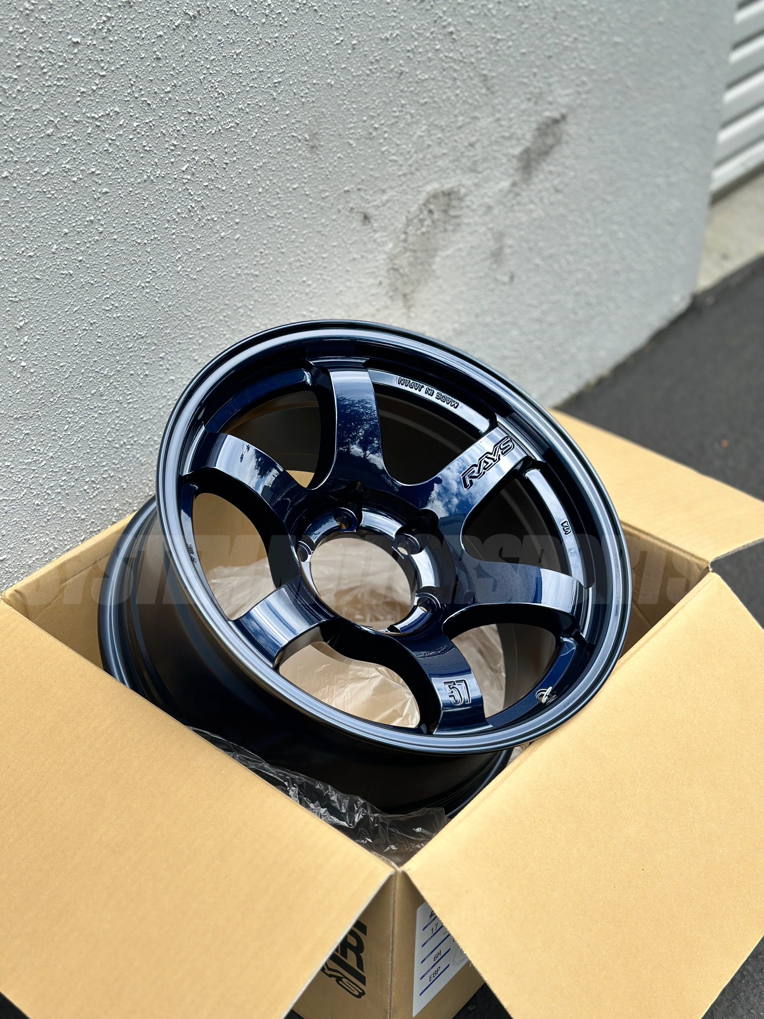 Gram Lights 57DR-X - 17x8.5 / -10 / 6x139.7 - Eternal Blue Pearl (Tacoma/4Runner Fitment) *Set of 4* - Image 4