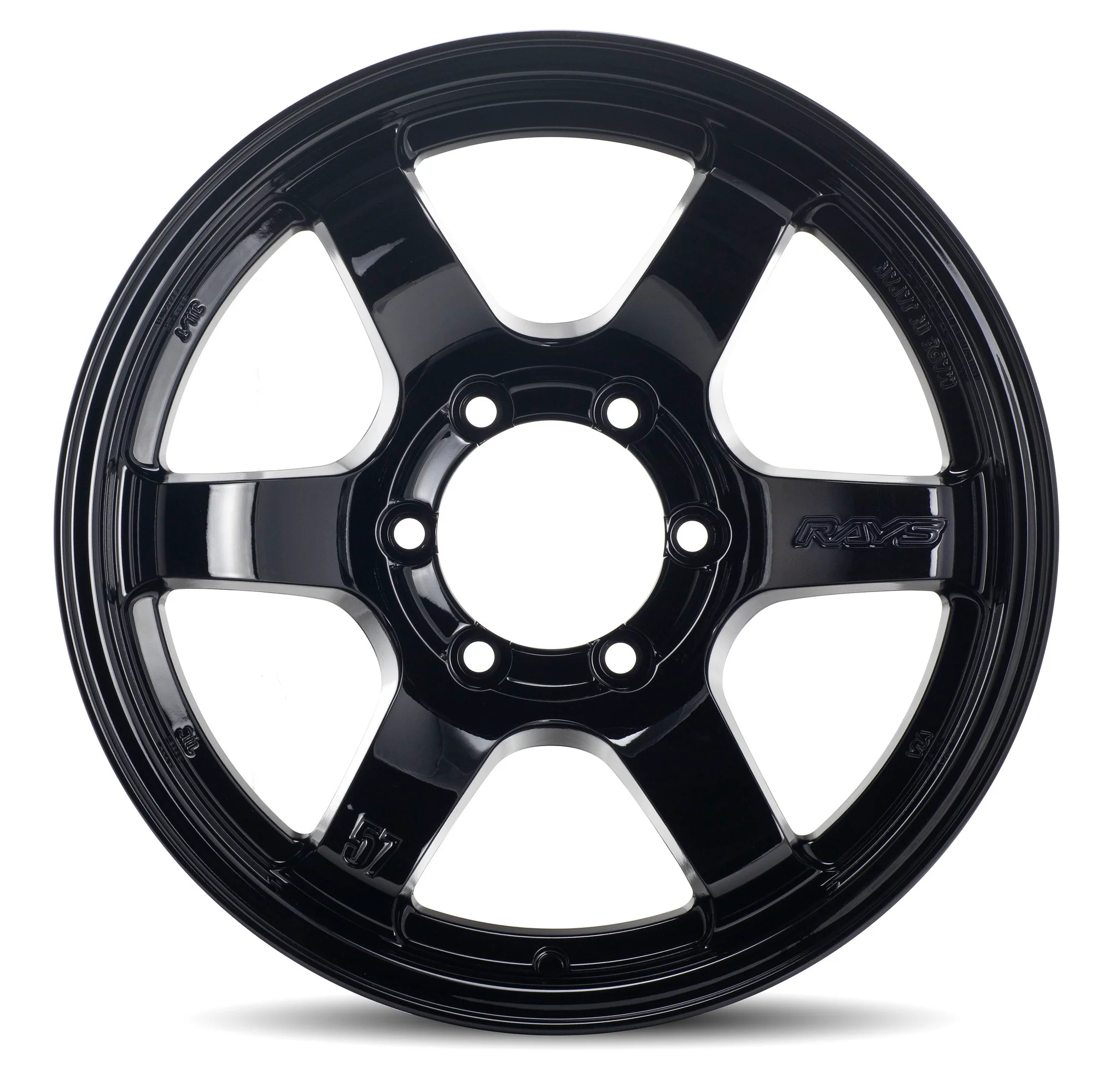 Gram Lights 57DR-X - 17x8.5 / -10 / 6x139.7 - Gloss Black (Tacoma/4Runner Fitment) *Set of 4* - Image 12