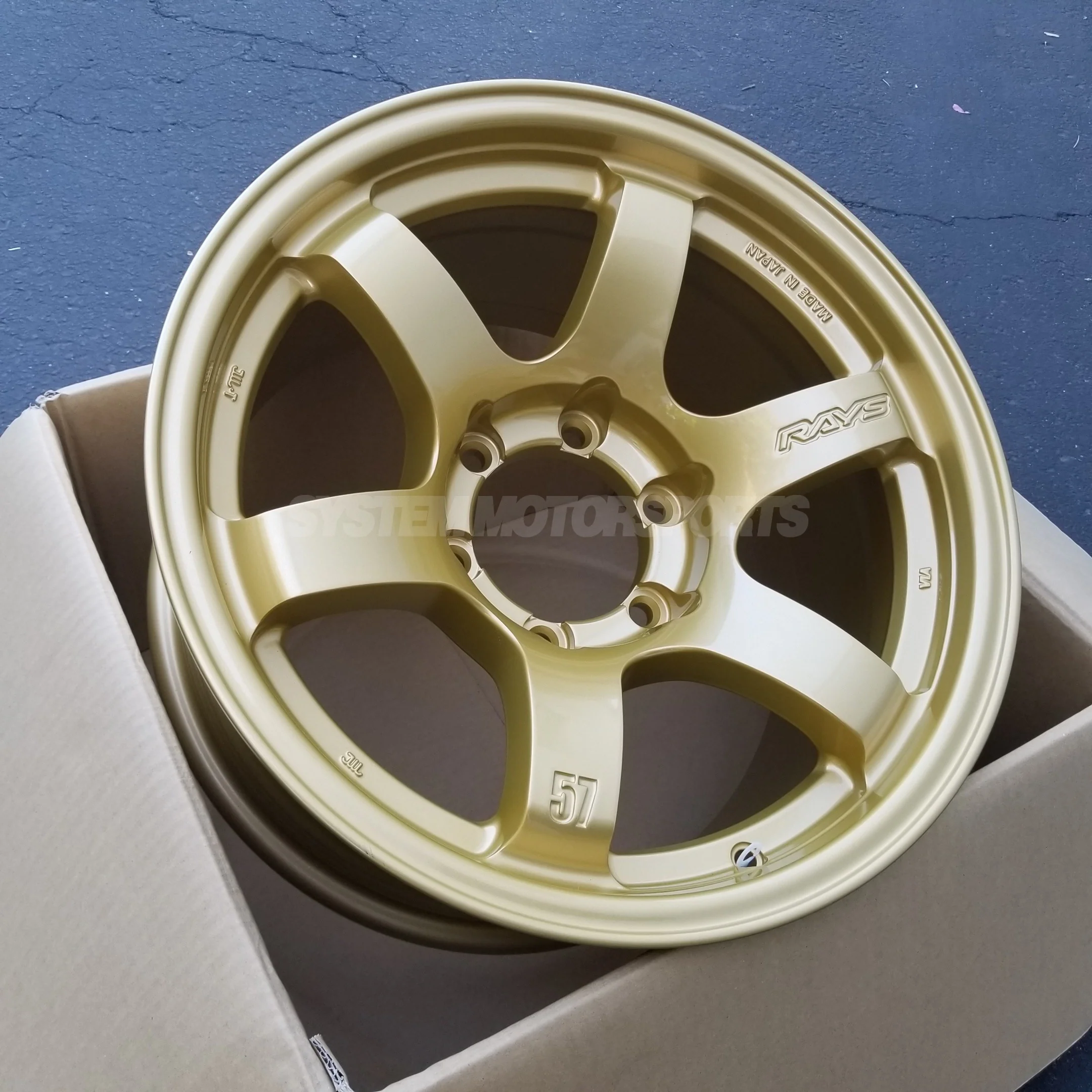 Gram Lights 57DR-X - 17x8.5 / -10 / 6x139.7 - Gold (Tacoma/4Runner Fitment) *Set of 4* - Image 4
