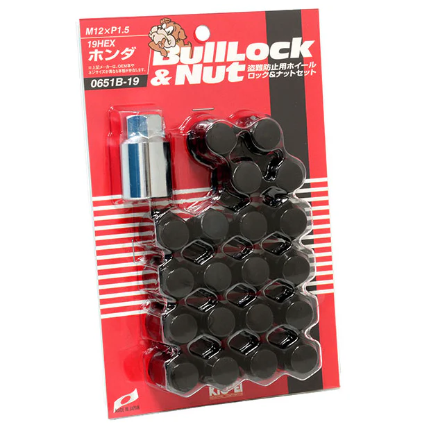 Project Kics Bull Lock 19Hex Lug Nuts & Locks - M12