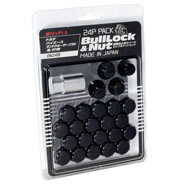 Project Kics Bull Lock 6H 21Hex Lug Nuts & Locks - M12