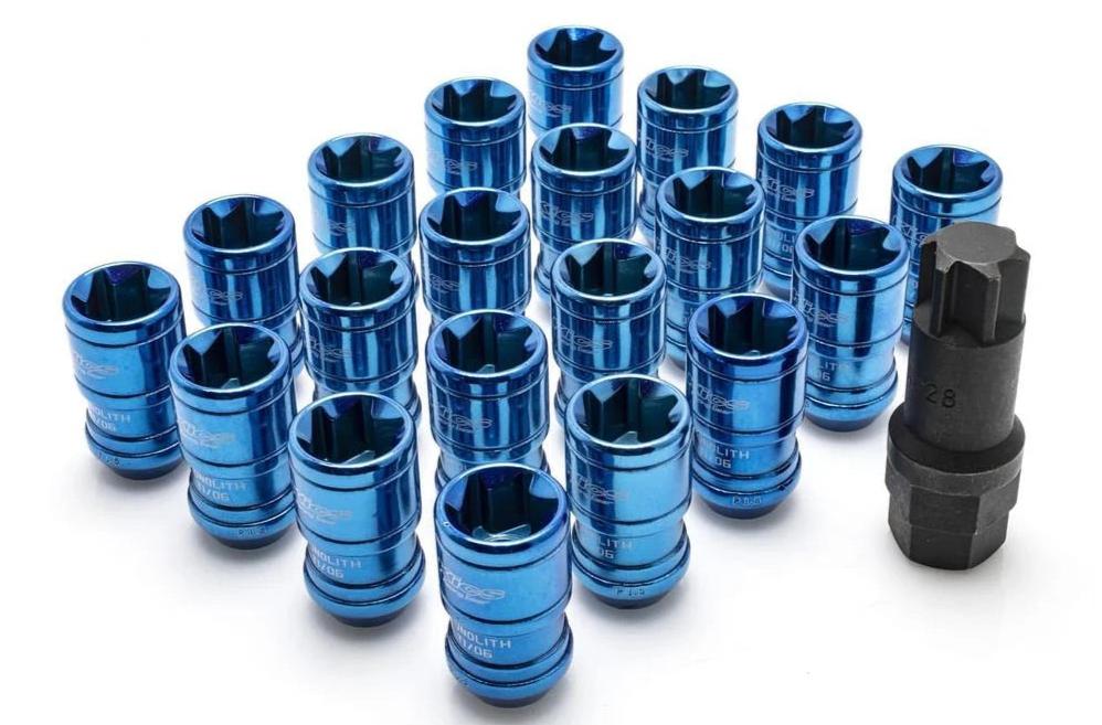 Project Kics Monolith T1/06 Lug Nuts - M12x1.5 / Blue
