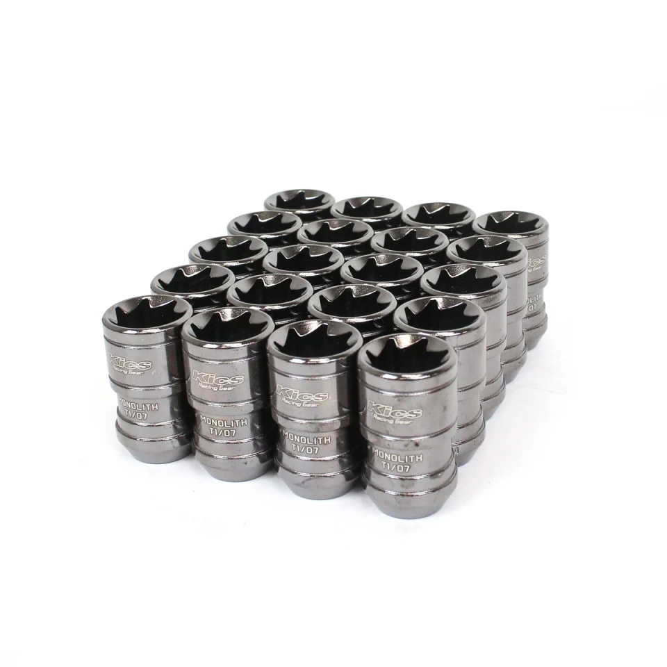 Project Kics Monolith T1/06 Lug Nuts - M12x1.5 / Glorious Black