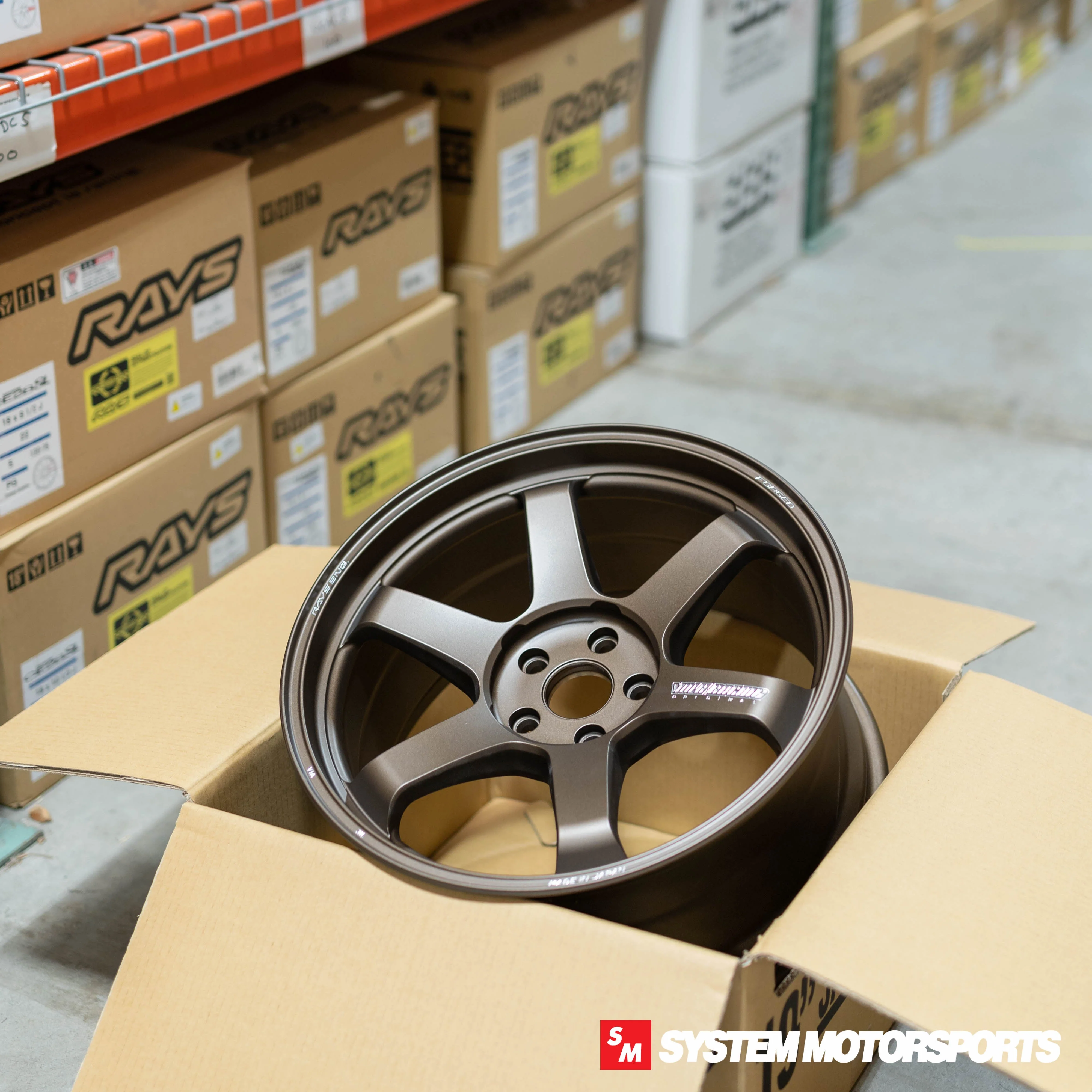 Volk Racing TE37 Ultra M-Spec - 19x9.5 +22 / 19x10.5 +12 / 5x114.3 - Blast Bronze *SET OF 4* - Image 6