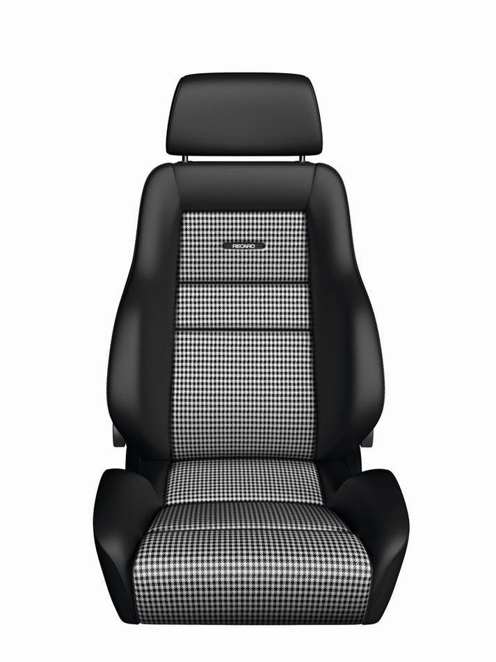 Recaro Classic LS - Black Leather / Pepita Fabric - Image 2