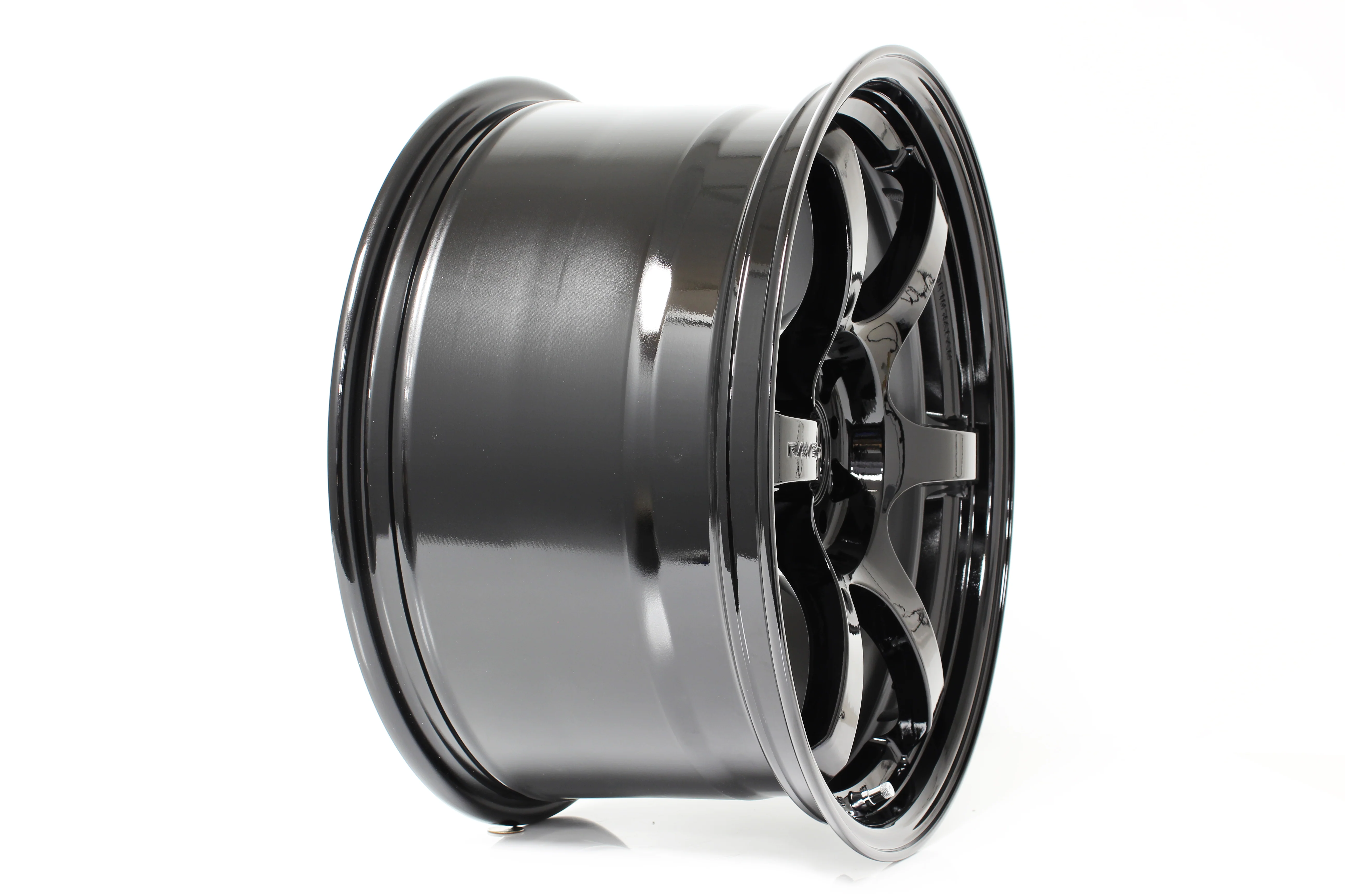 Gram Lights 57DR - 18x9.5 / +22 / 5x114.3 - Glossy Black *Set of 4* - Image 3