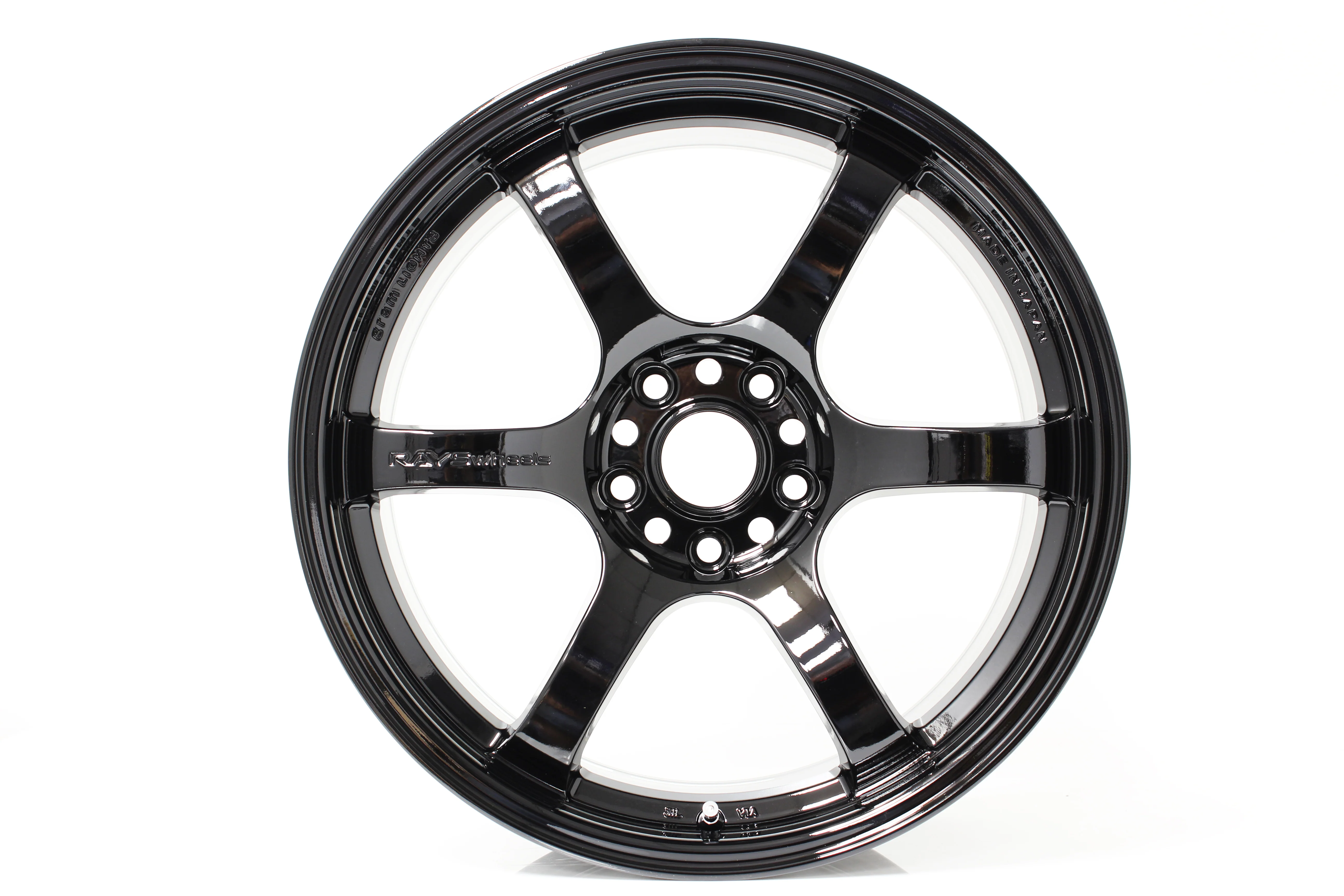 Gram Lights 57DR - 18x9.5 / +38 / 5x114.3 - Gloss Black *Set of 4* - Image 3
