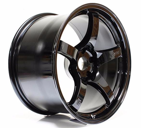 Gram Lights 57CR - 18x10.5 / +22 / 5x114.3 - Gloss Black *Set of 4* - Image 4