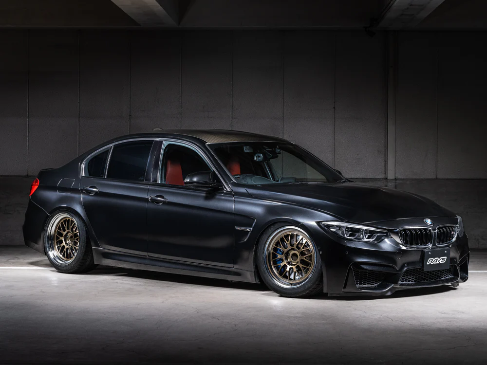 Volk Racing 21A - 18x9.5 +22 / 18x10.5 +22 / 5x120 - Dark Gunmetal / Rim DC (BMW E90 M3 / E92 M3 / E93 M3 Fitment) *Set of 4* - Image 5