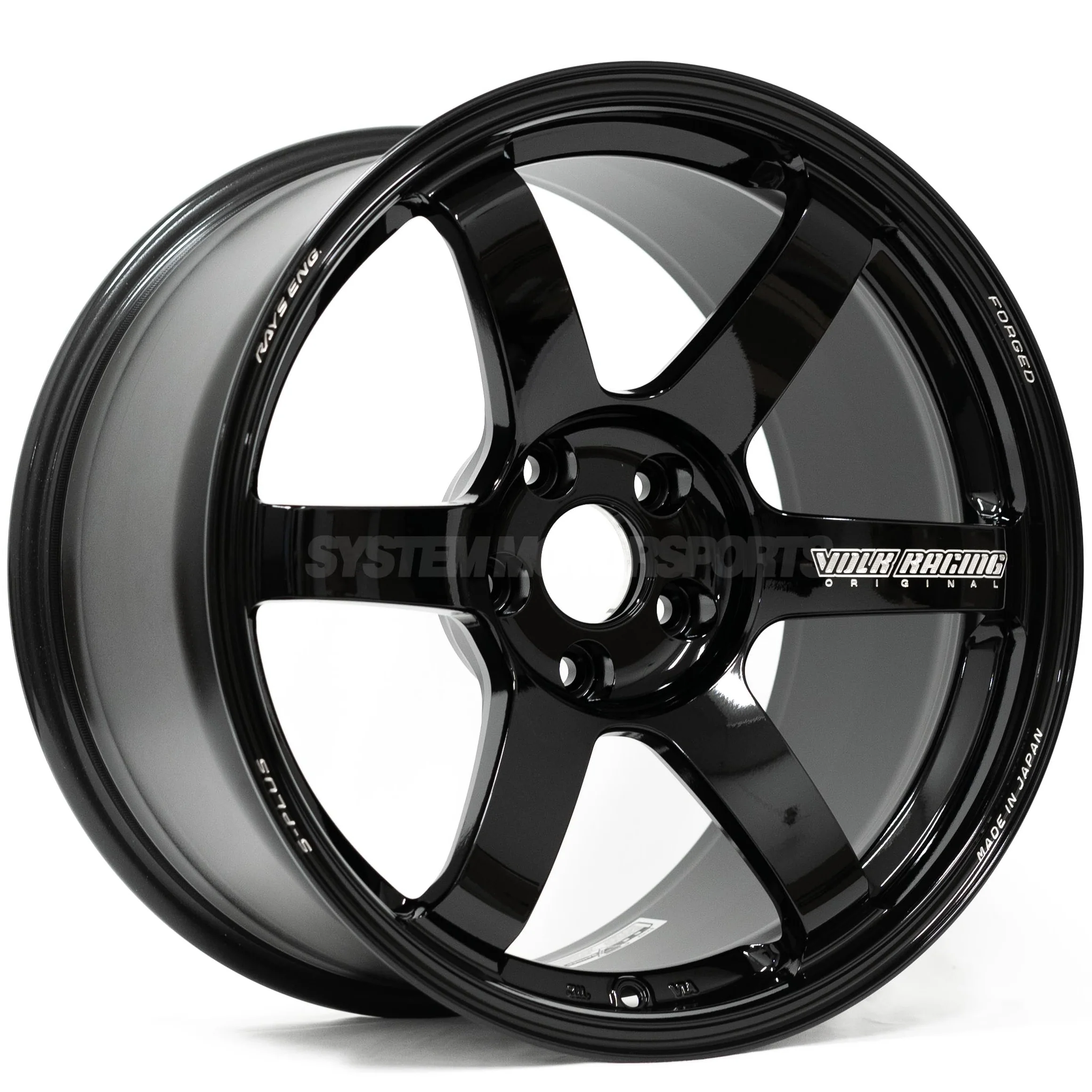 Volk Racing TE37 Saga S-Plus - 18x9.5 +20 / 18x10.5 +20 / 5x120 - Gloss Black (E90 M3 / E92 M3 / E93 M3 Fitment) *Set of 4* - Image 5