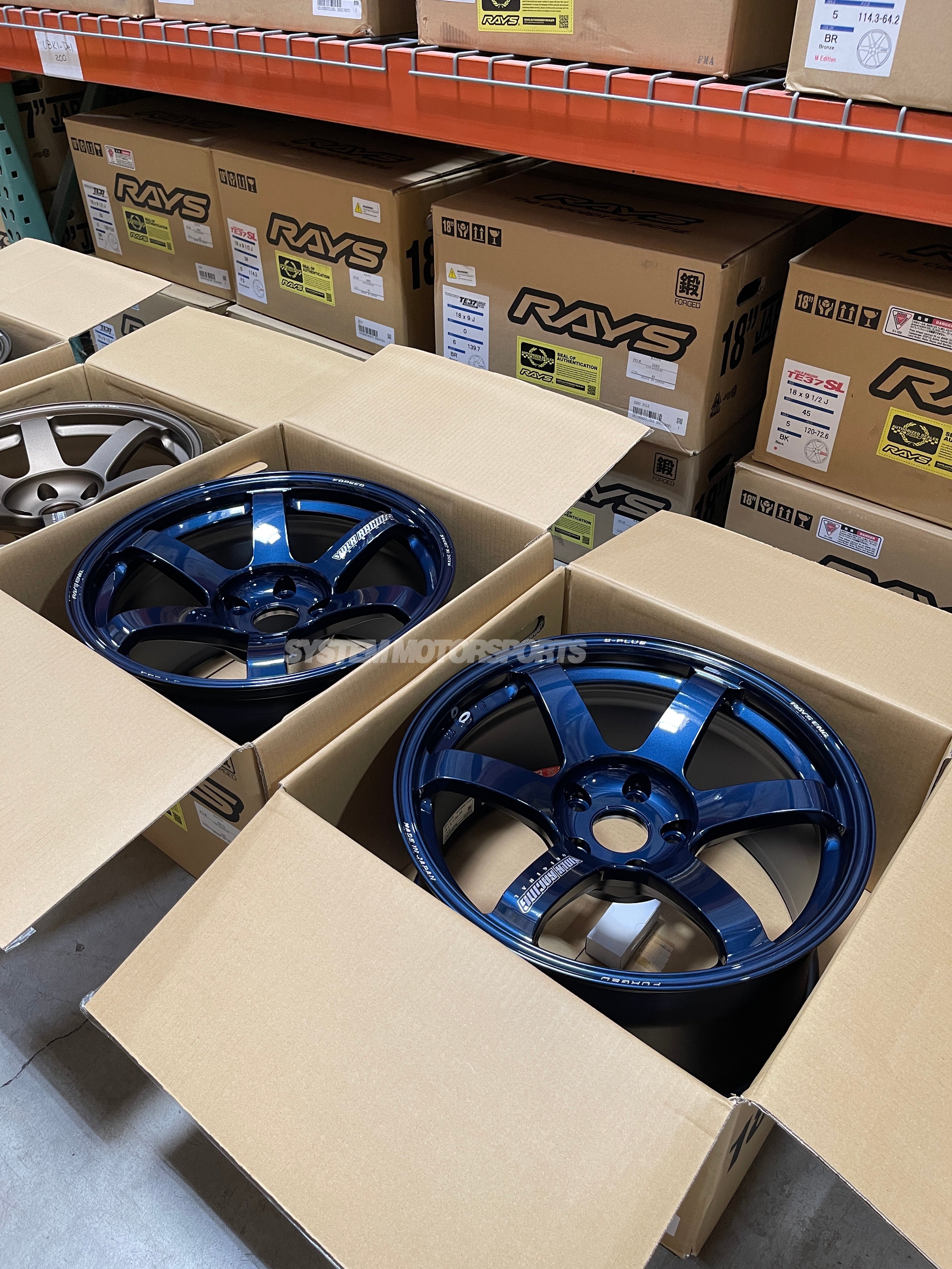 Volk Racing TE37 Saga S-Plus - 18x9.5 +20 / 18x11 +37 5x120 - Mag Blue (F80 M3 / F82 M4 / F87 M2 Fitment) *Set of 4* - Image 2