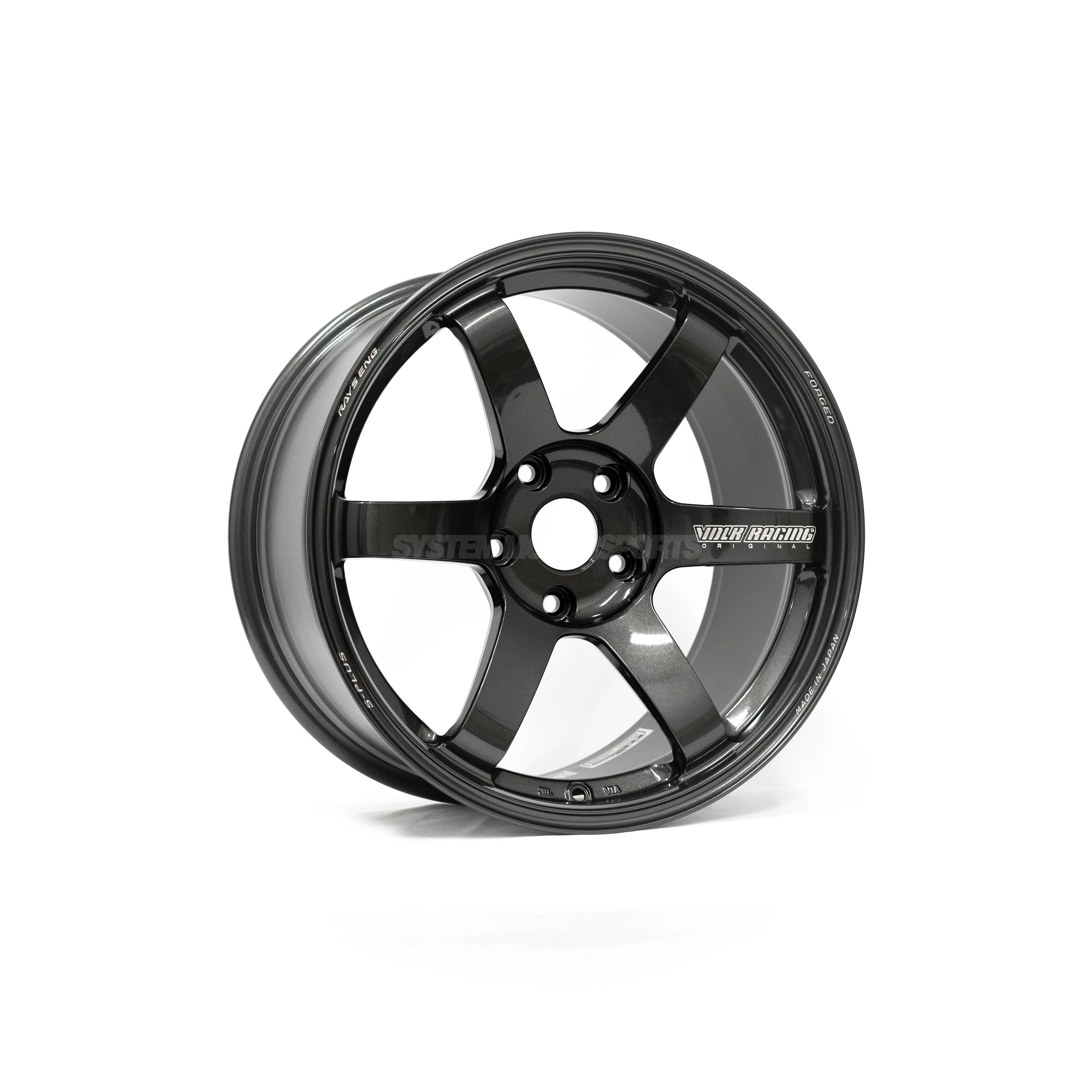 Volk Racing TE37 Saga S-Plus - 18x9.5 / +27 / 5x114.3 - Diamond Dark Gunmetal (Tesla Model 3 Fitment) *Set of 4* - Image 3