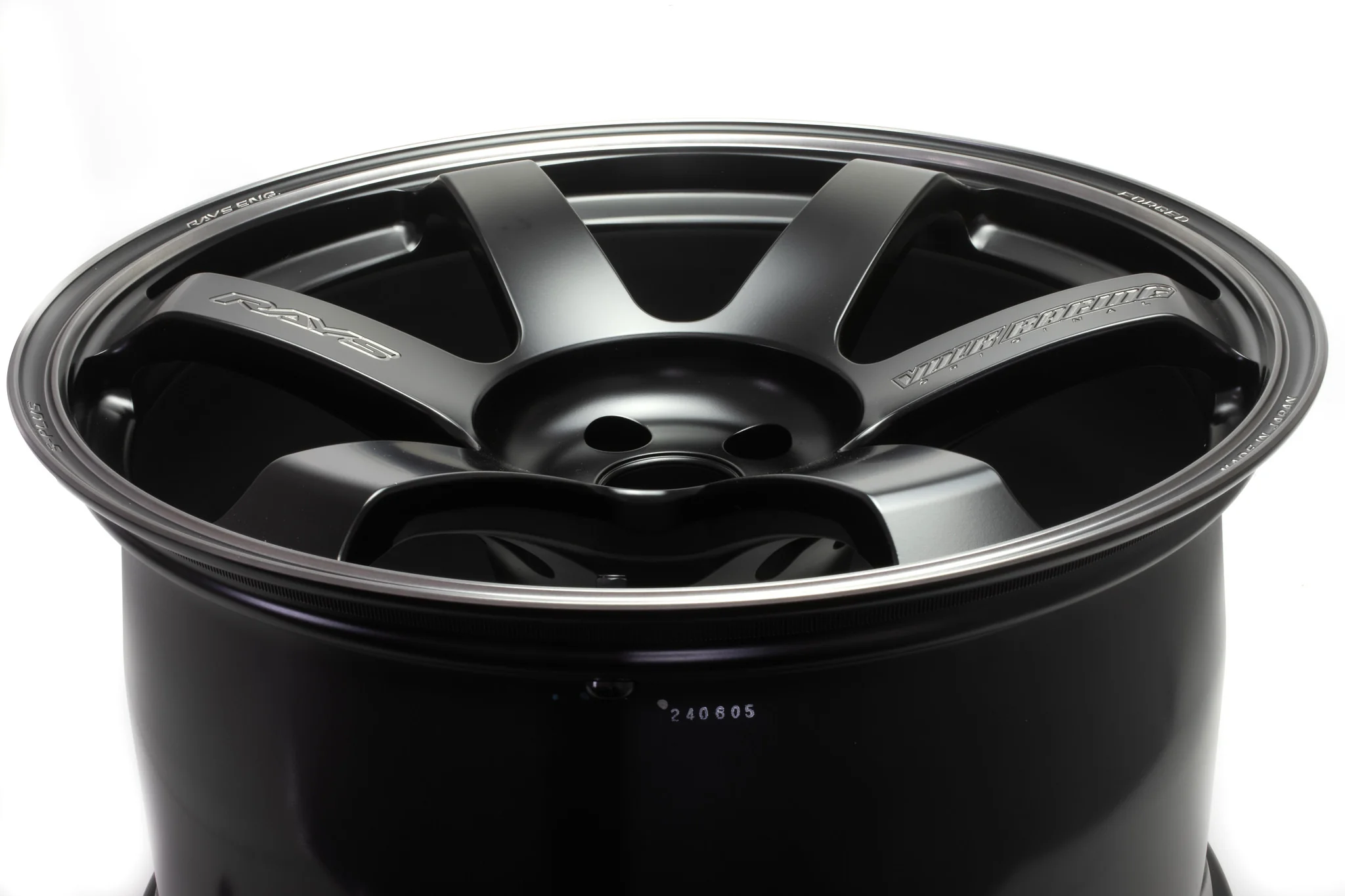 Volk Racing TE37 Saga S-Plus Black Shadow LTD - 18x9.5 / +45 / 5x120 - Matte Translucent Black *Set of 4* - Image 5