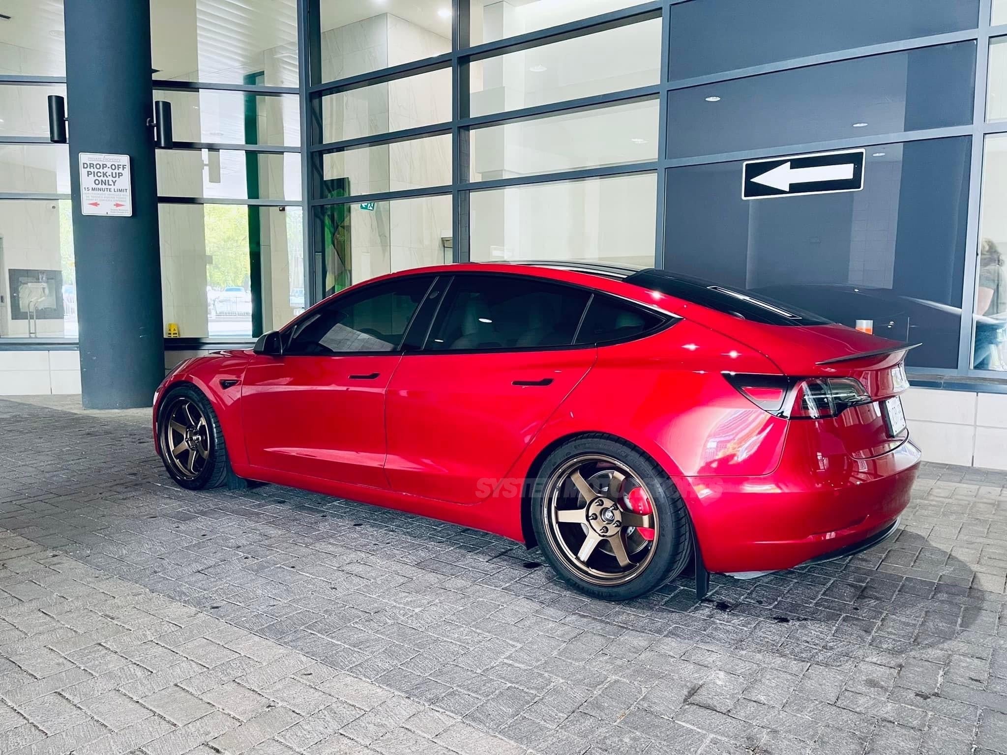 Volk Racing TE37 Ultra M-Spec - 19x9.5 / +28 / 5x114.3 - Blast Bronze (Tesla Model 3/Y Fitment) *SET OF 4* - Image 3