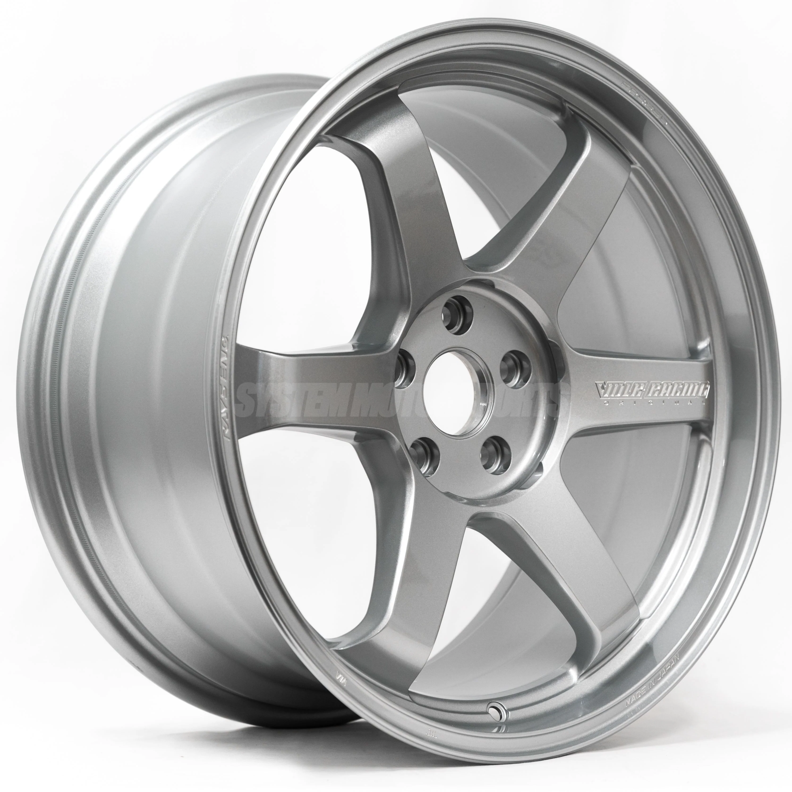 Volk Racing TE37 Ultra M-Spec - 19x9.5 / +28 / 5x114.3 - Diamond Silver (Tesla Model 3/Y Fitment) *SET OF 4*