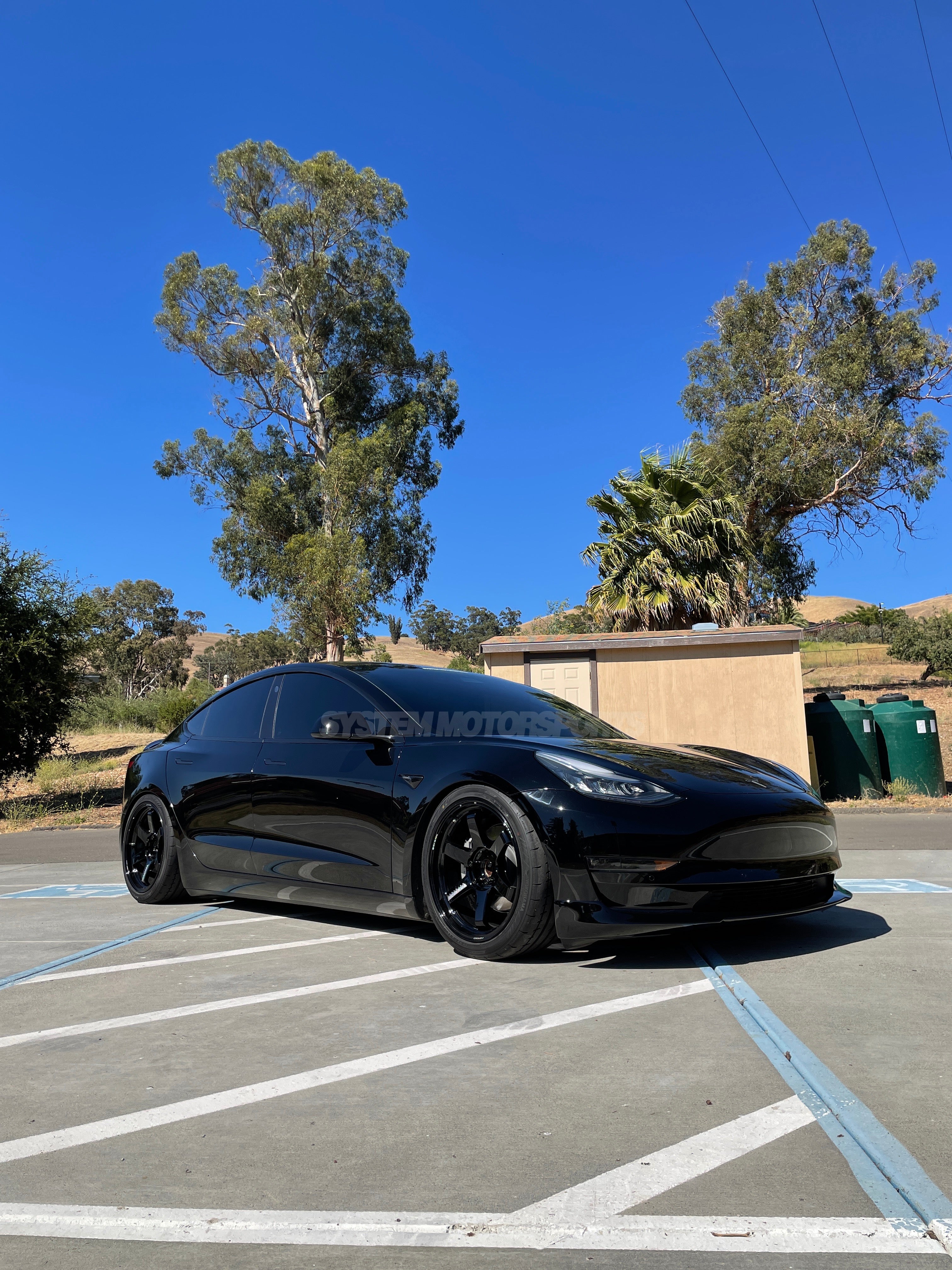 Volk Racing TE37 Ultra M-Spec - 19x9.5 / +28 / 5x114.3 - Gloss Black (Tesla Model 3/Y Fitment) *SET OF 4* - Image 3