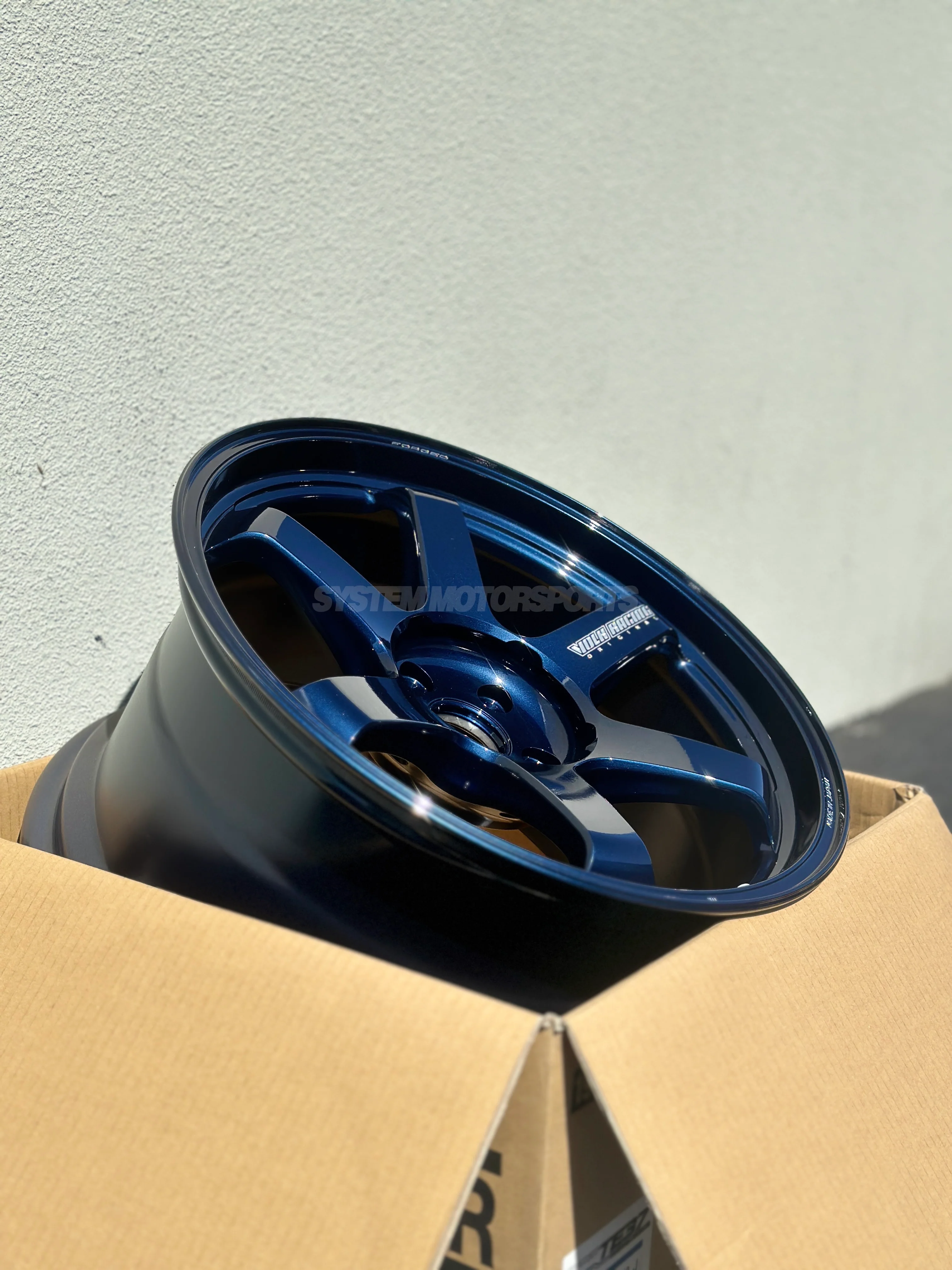 Volk Racing TE37 Ultra M-Spec - 19x9.5 / +28 / 5x114.3 - Mag Blue (Tesla Model 3/Y Fitment) *SET OF 4* - Image 10