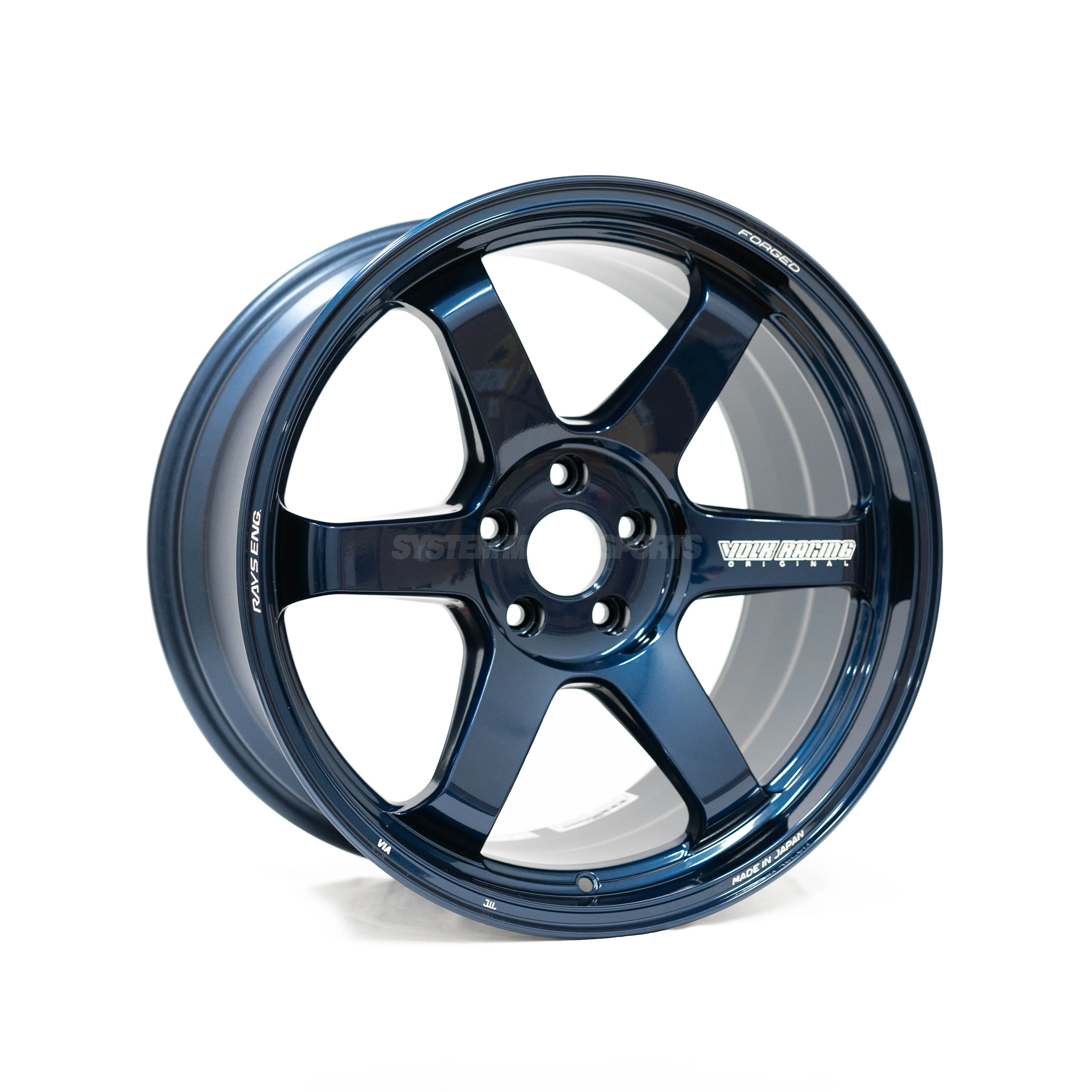 Volk Racing TE37 Ultra M-Spec - 19x9.5 / +28 / 5x114.3 - Mag Blue (Tesla Model 3/Y Fitment) *SET OF 4* - Image 7