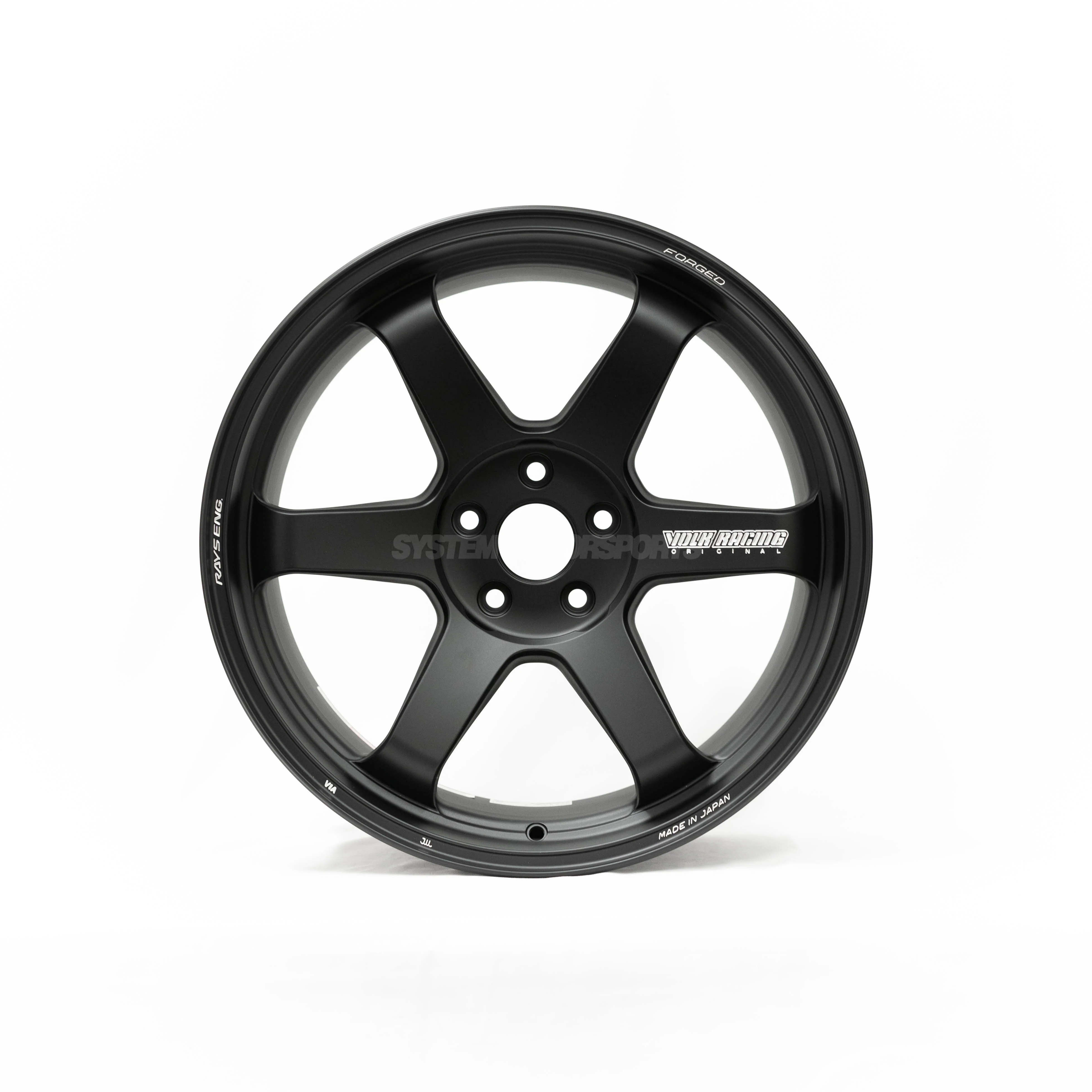 Volk Racing TE37 Ultra M-Spec - 19x9.5 / +28 / 5x114.3 - Matte Black (Tesla Model 3/Y Fitment) *SET OF 4* - Image 5