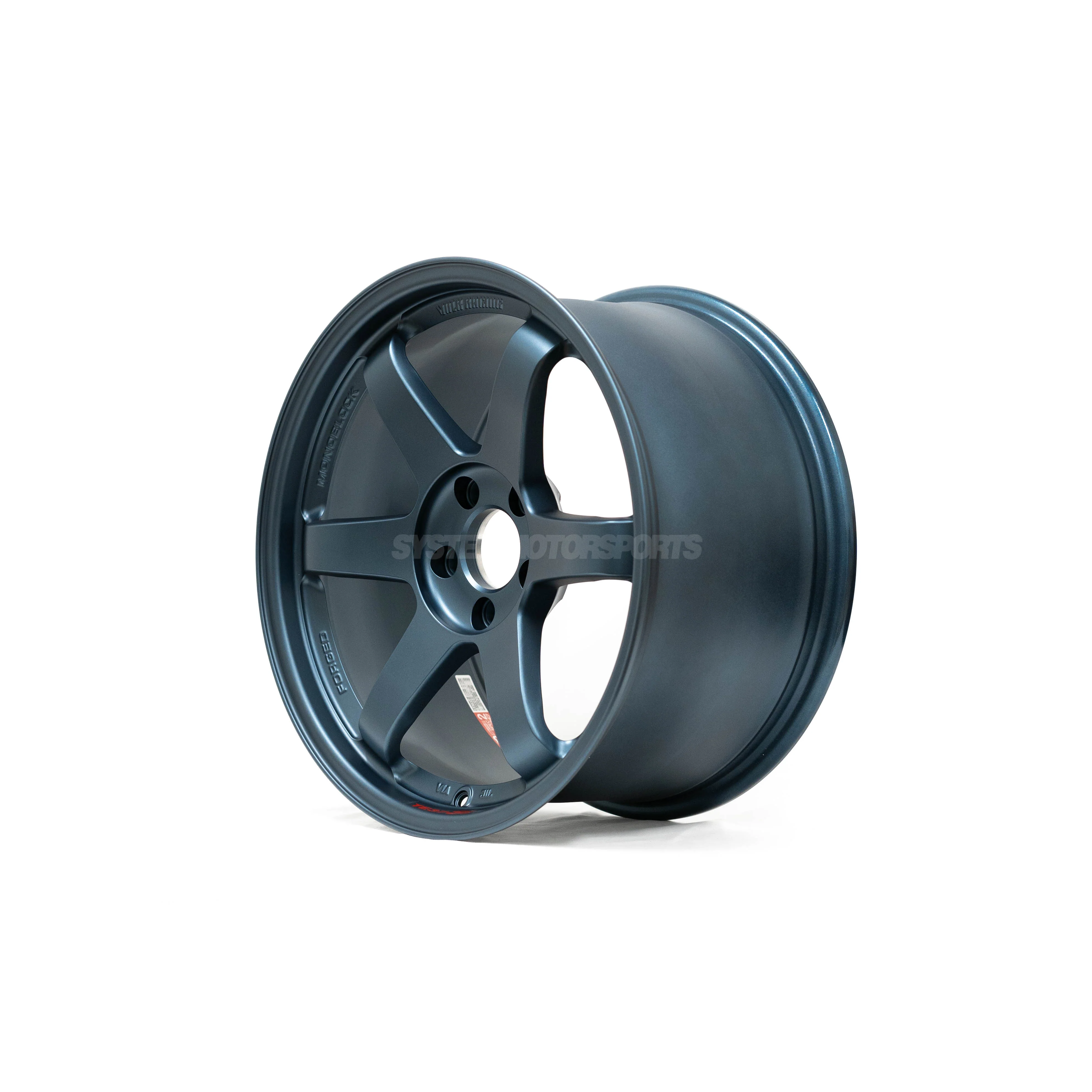 Volk Racing TE37SL - 18x10.5 / +15 / 5x114.3 - Matte Blue Gunmetal *Set of 4* - Image 4