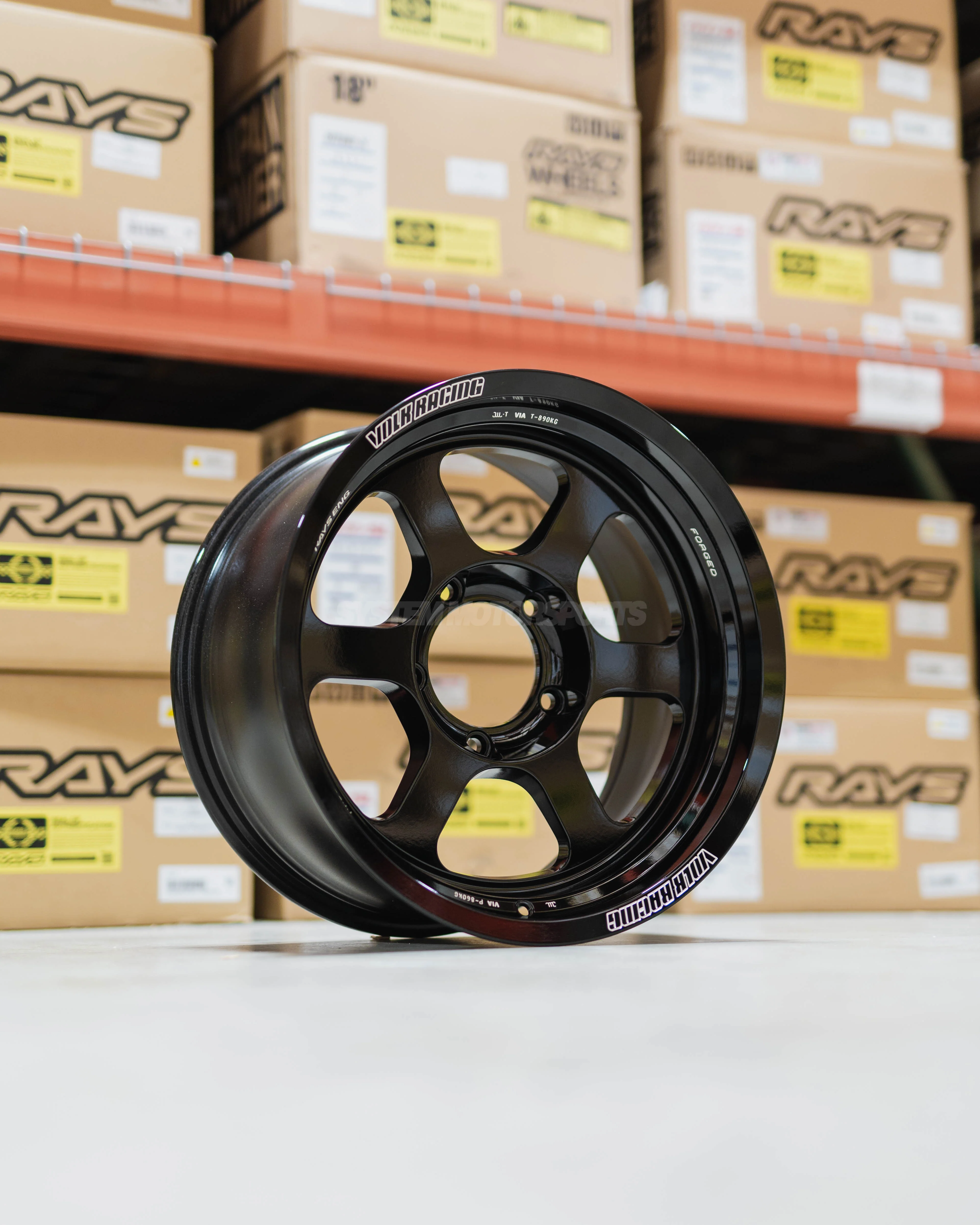 Volk Racing TE37XT M-Spec - 18x9.5 / +0 / 5x150 - Gloss Black (Tundra/Sequoia Fitment) *Set of 4* - Image 4