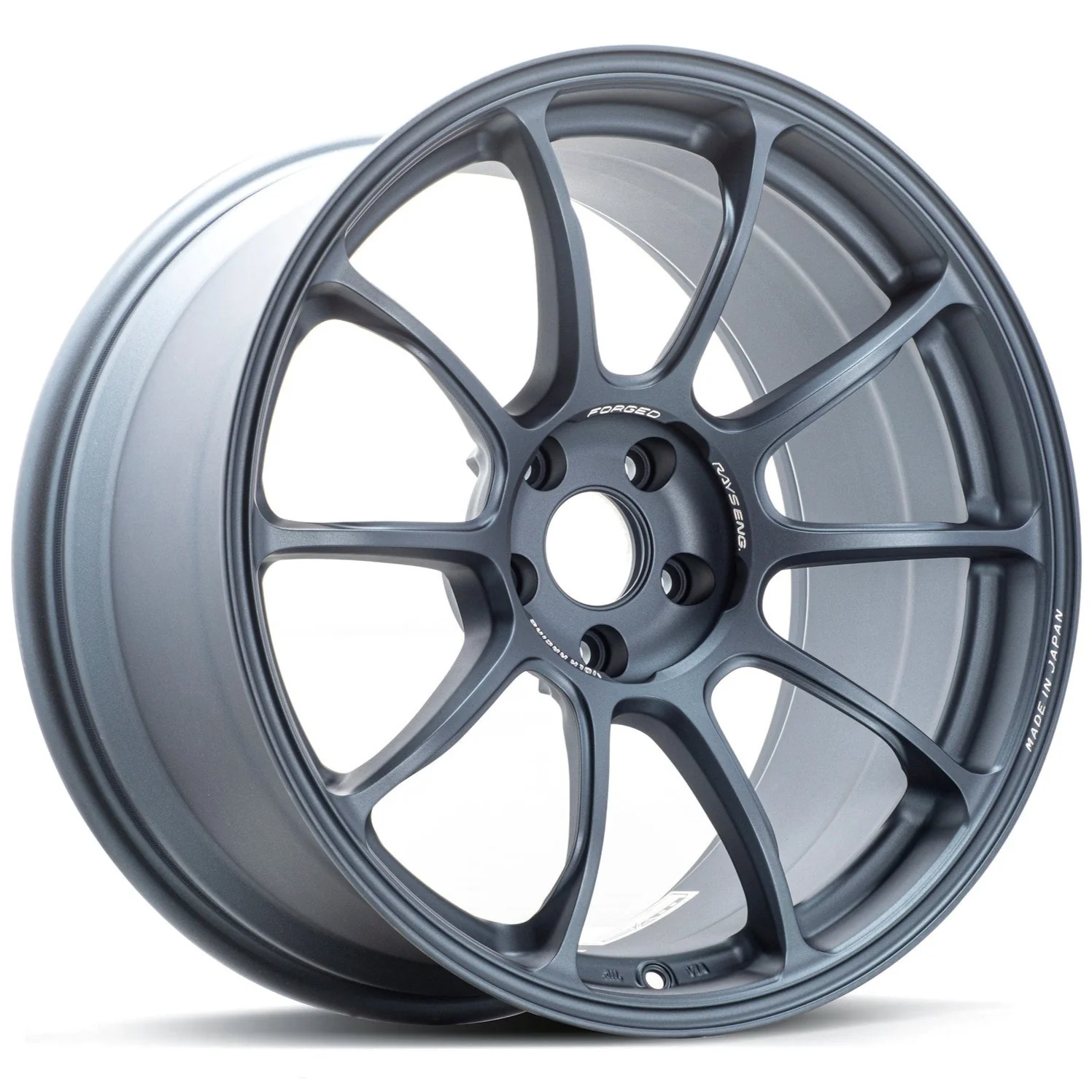 Volk Racing ZE40 - 18x10 / +24 / 5x120 - Matte Blue Gunmetal (BMW E46 / E90 M3 / E92 M3 / E93 M3 Fitment) *Set of 4*