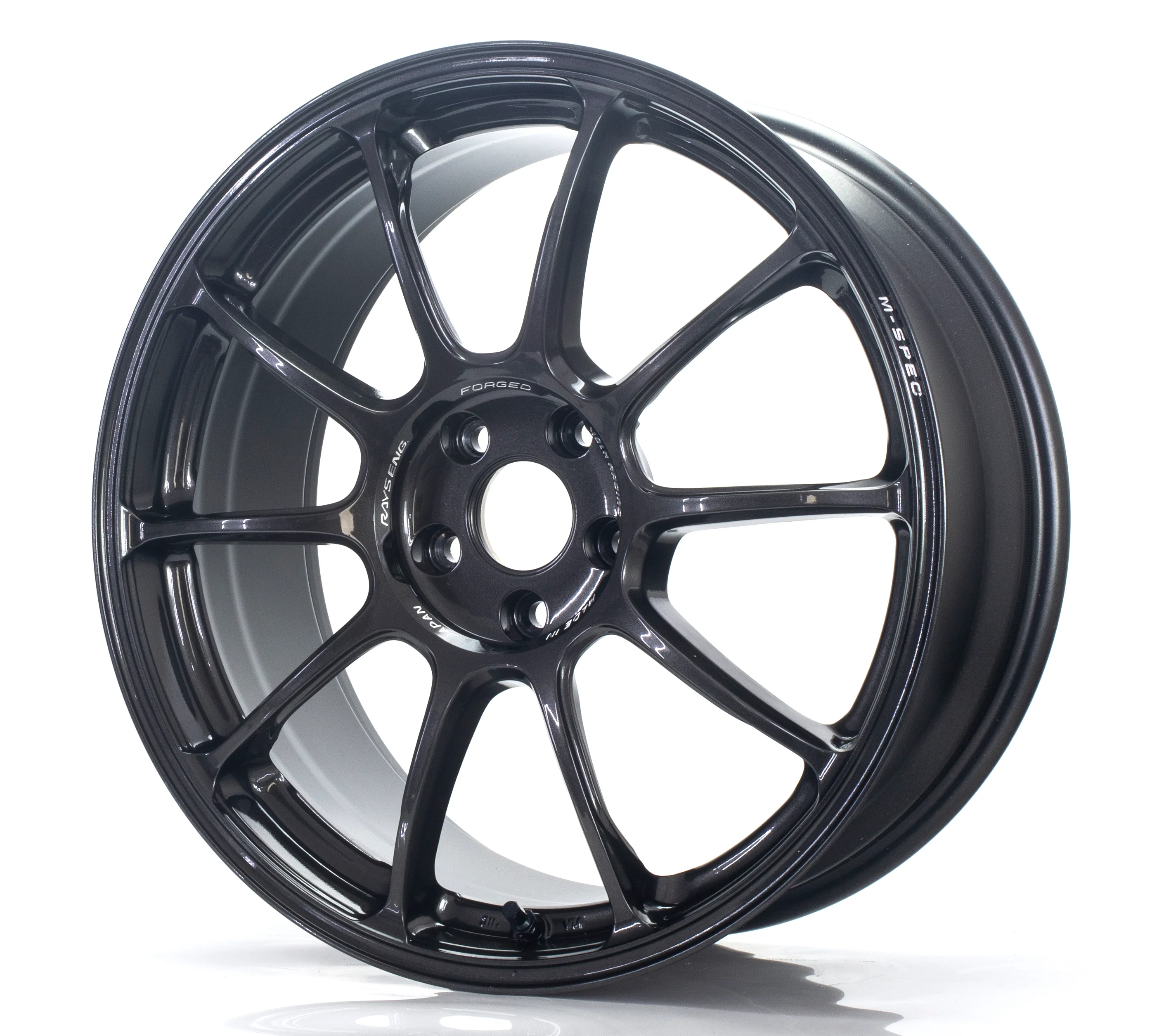 Volk Racing ZE40 M-Spec - 19x9.5 / +25 / 5x114.3 - Diamond Dark Gunmetal (Tesla Model 3/Y Fitment) *Set of 4* - Image 3
